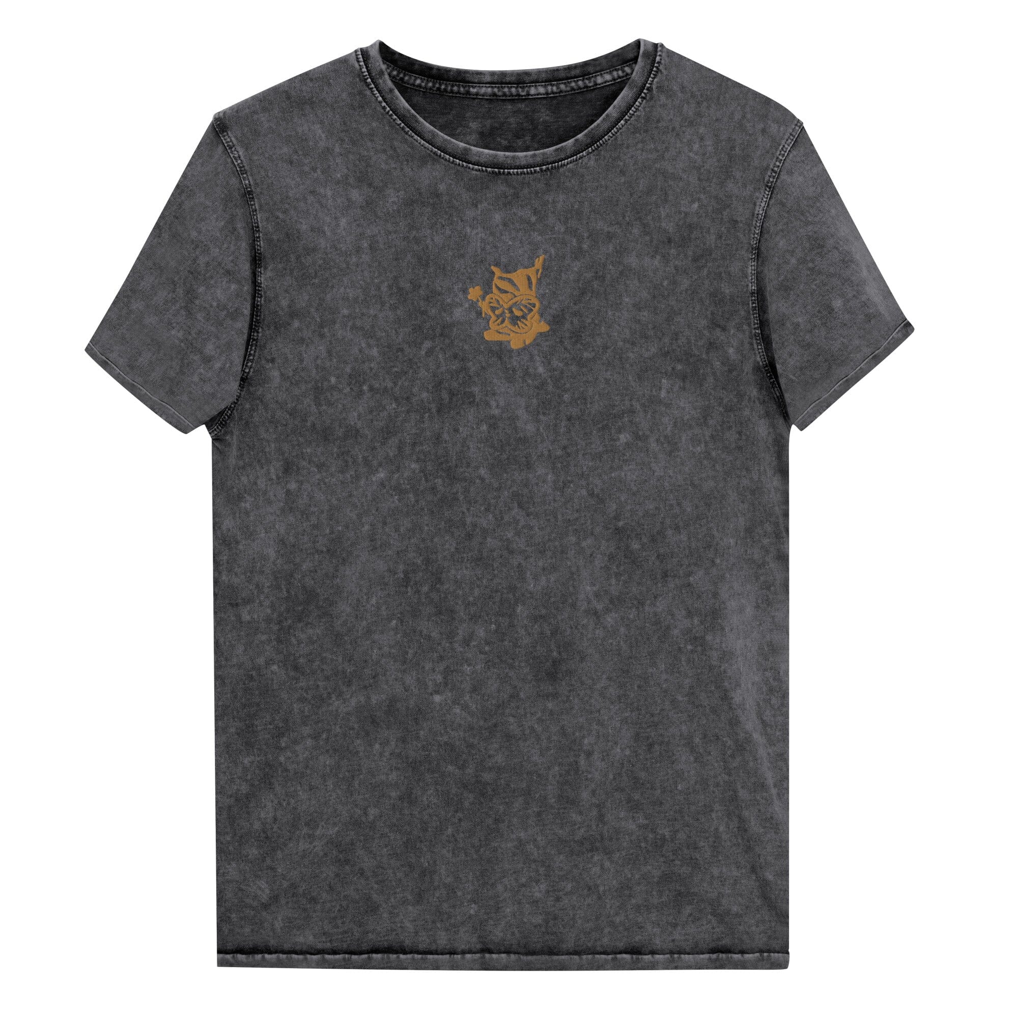 Golden Flower Korok | Denim T-Shirt | The Legend of Zelda Threads & Thistles Inventory Black S