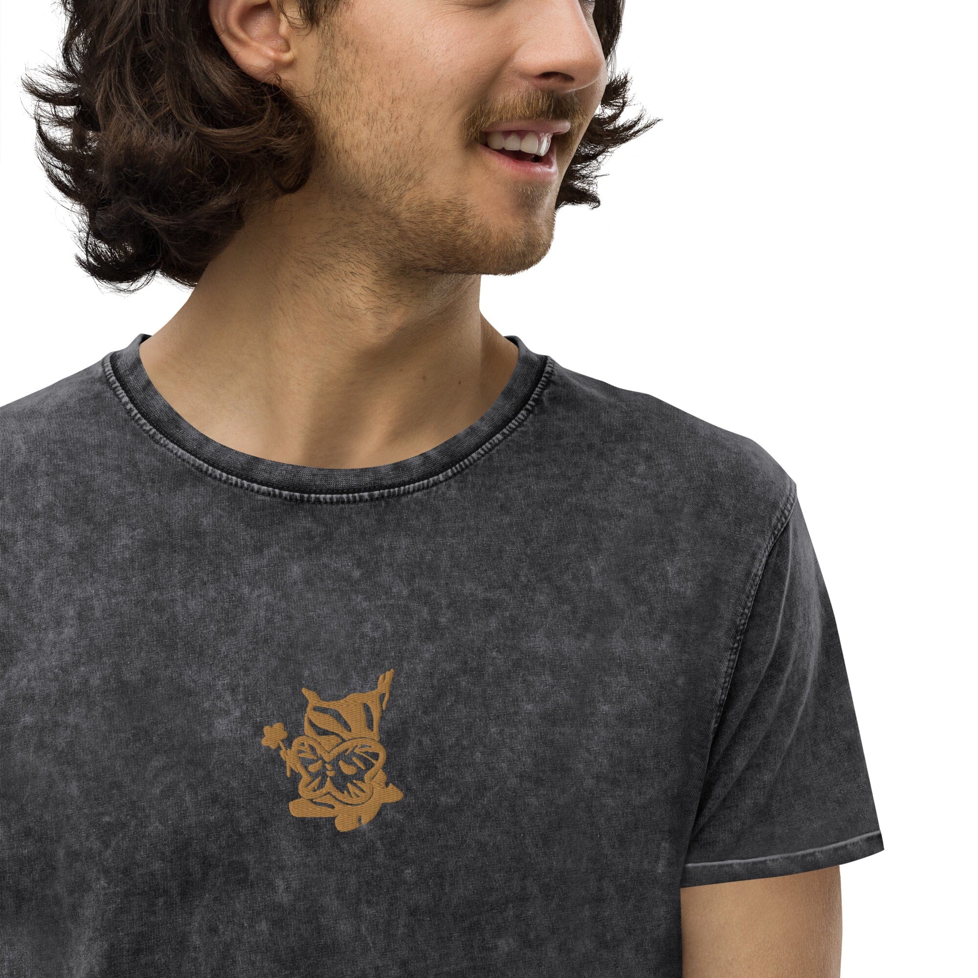 Golden Flower Korok | Denim T-Shirt | The Legend of Zelda Threads & Thistles Inventory