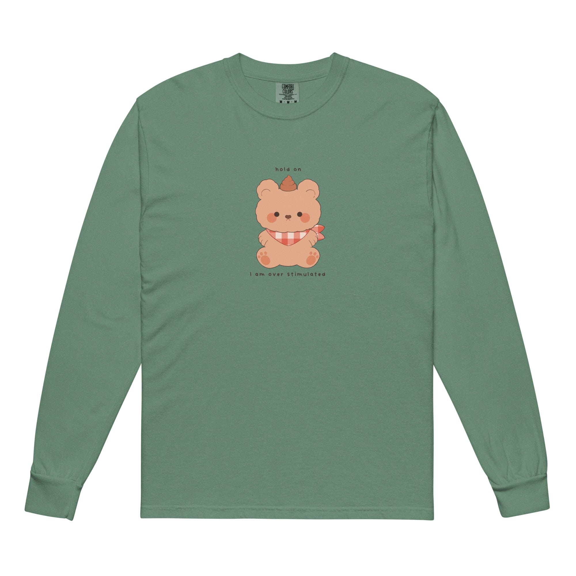 I Am Overstimulated | Long-sleeve shirt | Cozy Games & Hobbies Threads & Thistles Inventory Light Green S