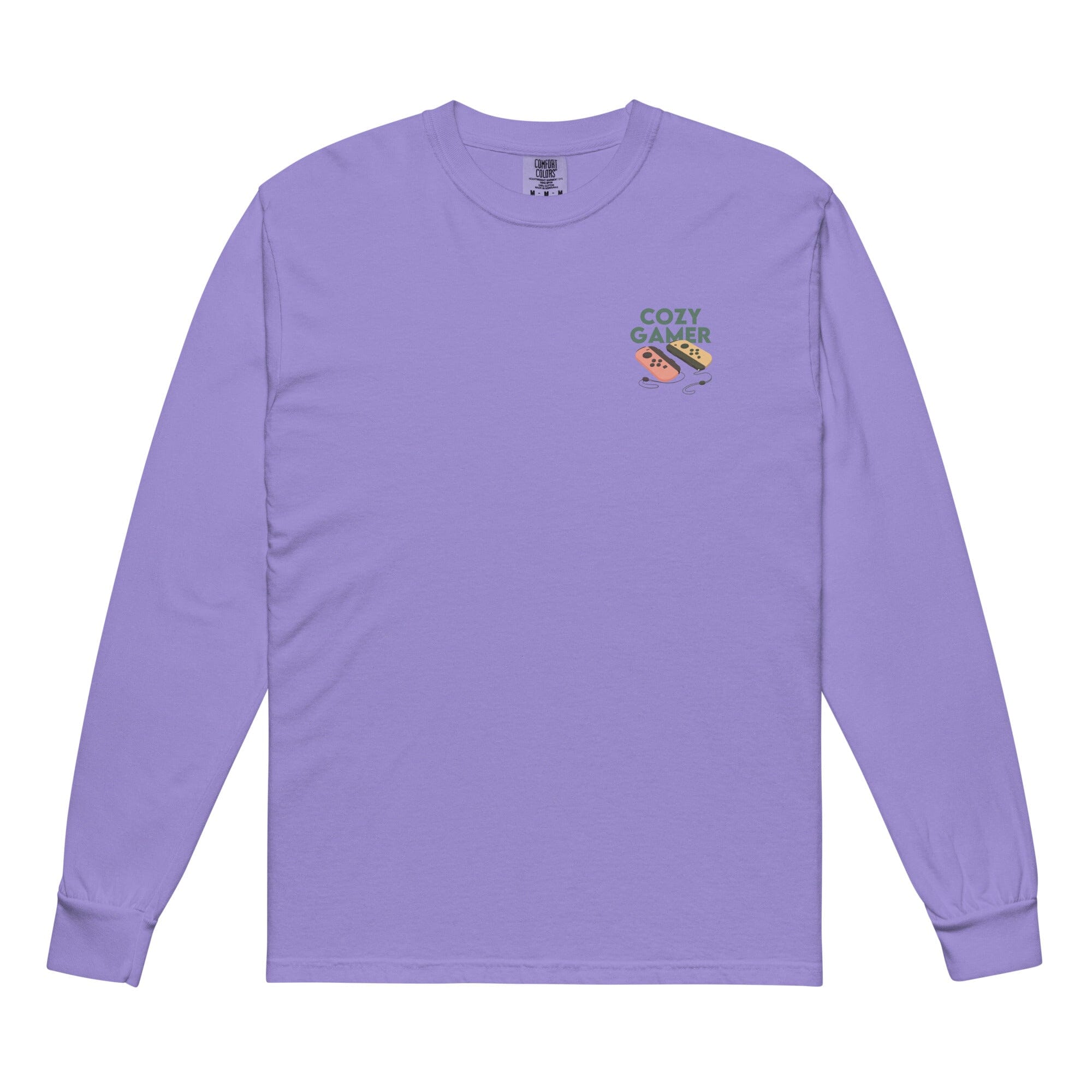 Cozy Gamer | Long-sleeve shirt | Cozy Games & Hobbies Threads & Thistles Inventory Violet S