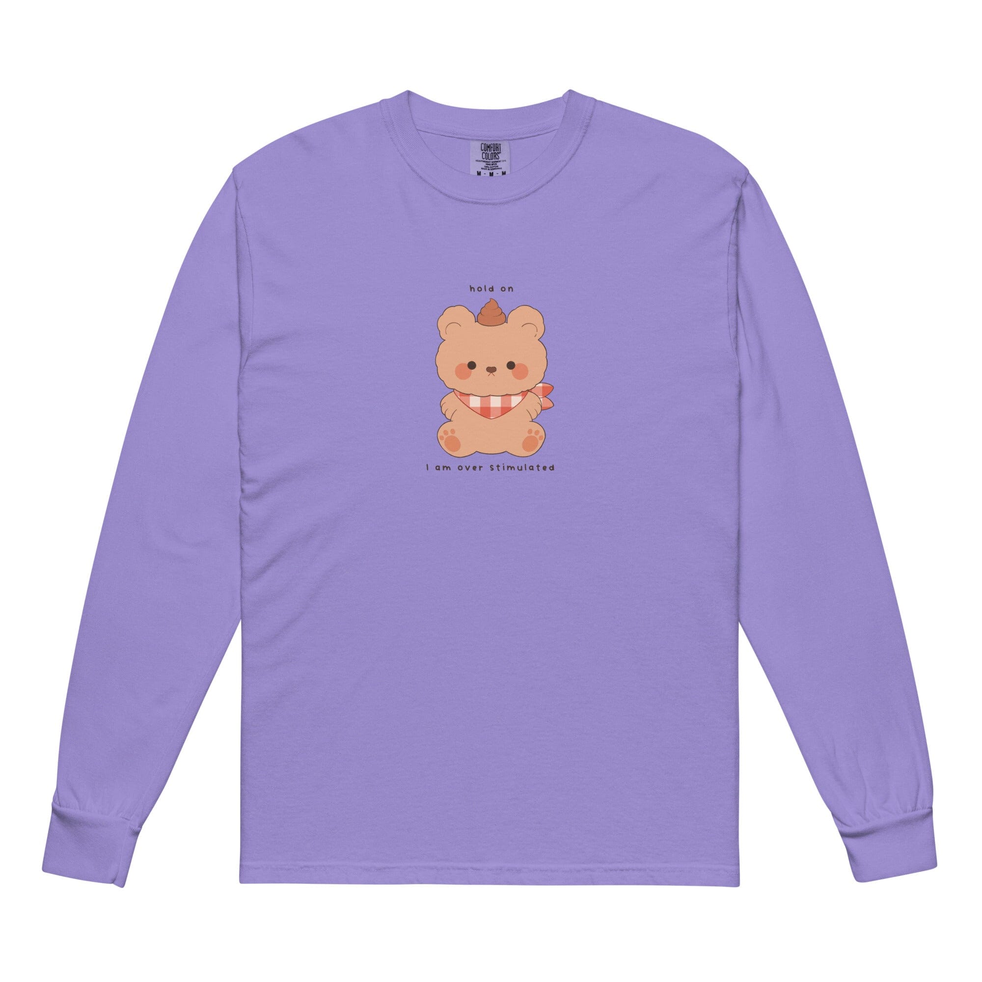 I Am Overstimulated | Long-sleeve shirt | Cozy Games & Hobbies Threads & Thistles Inventory Violet S