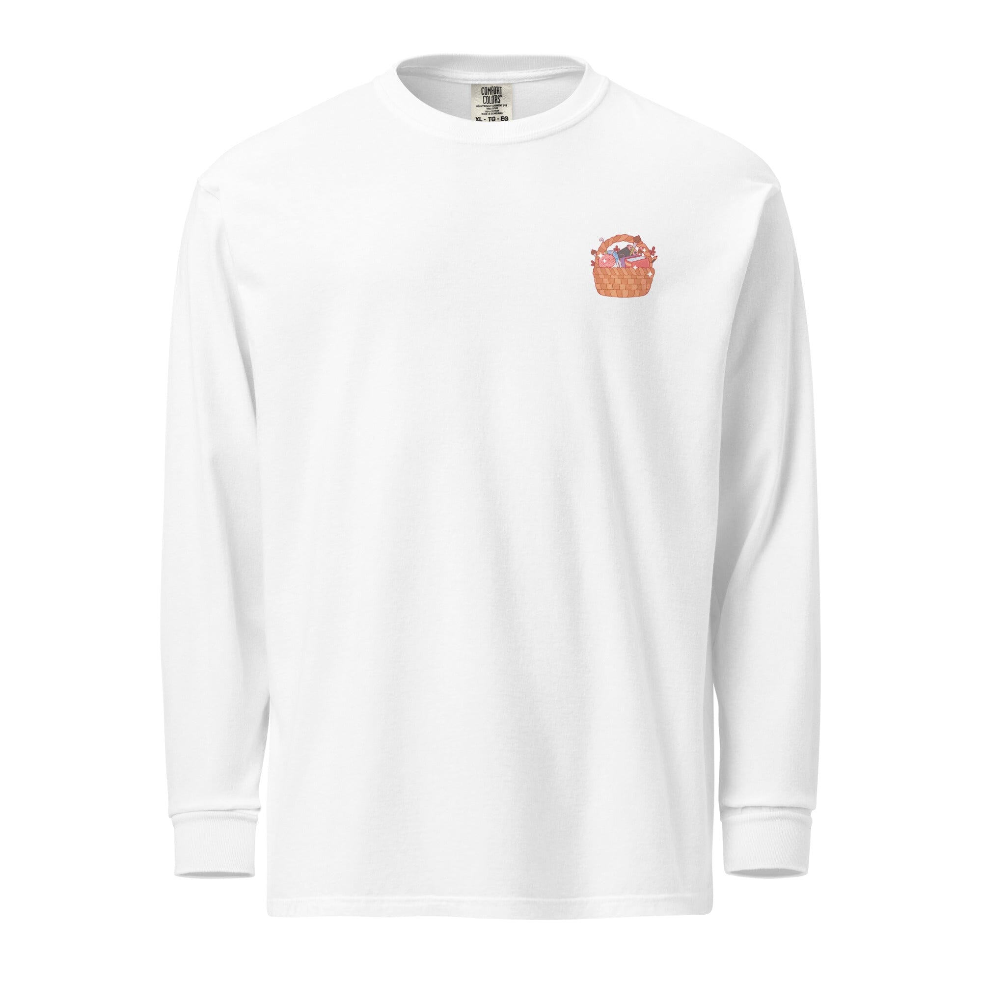 Cozy Hobby Basket | Long-sleeve shirt | Cozy Games & Hobbies Threads & Thistles Inventory