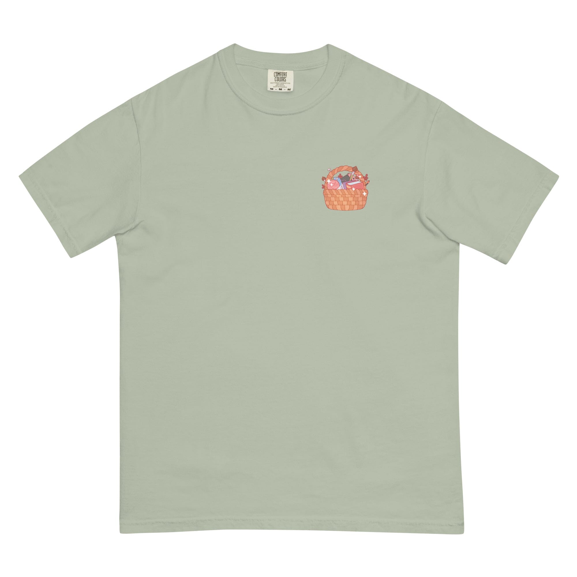 Cozy Hobby Basket | Unisex garment-dyed heavyweight t-shirt | Cozy Games & Hobbies Threads & Thistles Inventory Bay S
