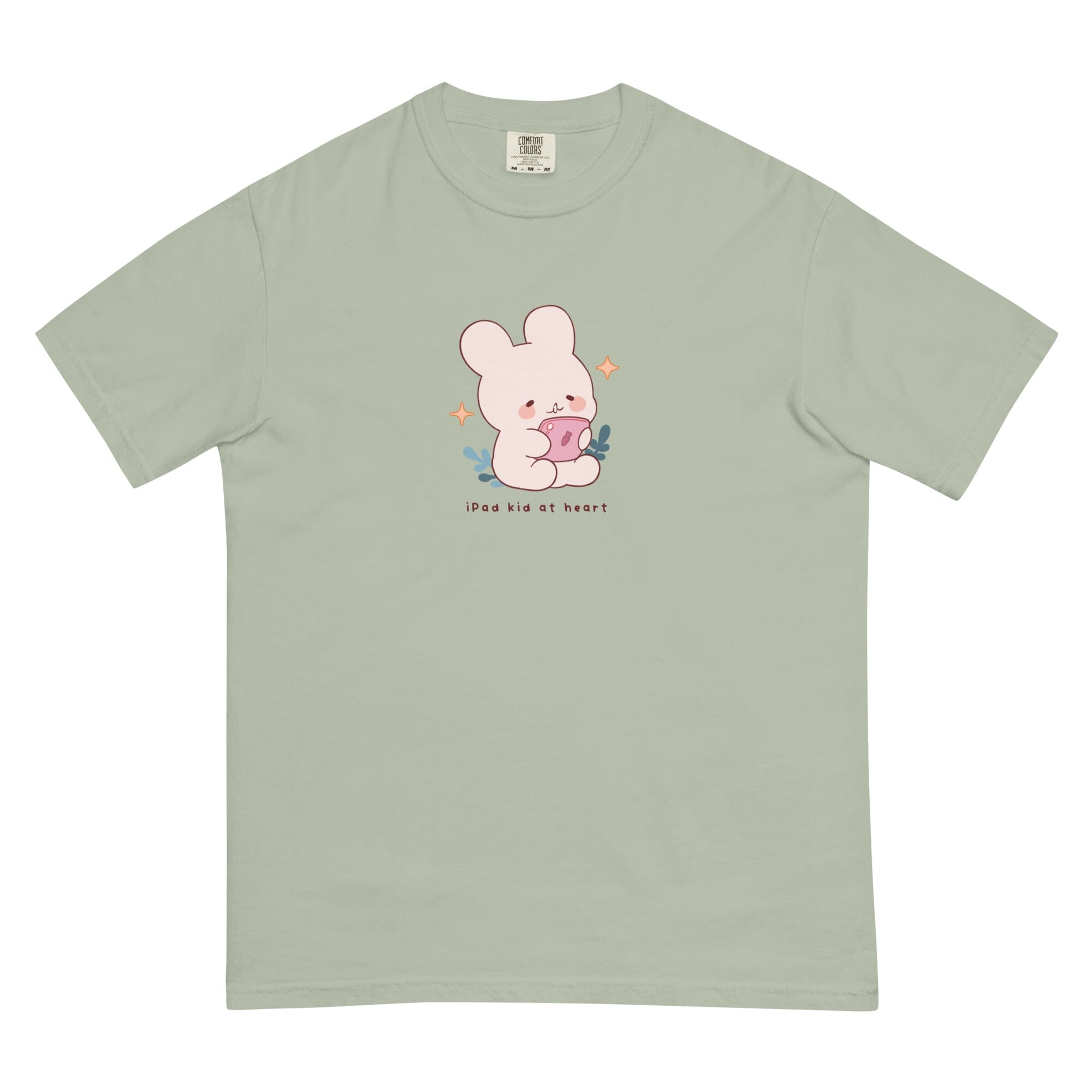 Ipad Kid | Unisex garment-dyed heavyweight t-shirt | Cozy Games & Hobbies Threads & Thistles Inventory Bay S