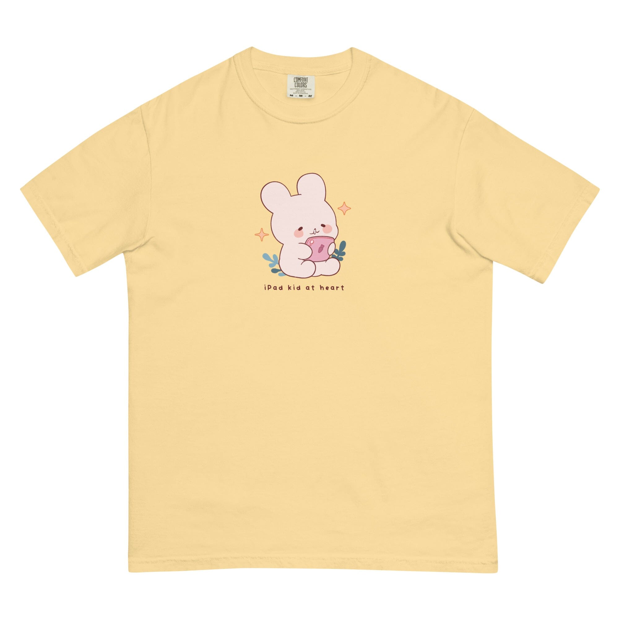 Ipad Kid | Unisex garment-dyed heavyweight t-shirt | Cozy Games & Hobbies Threads & Thistles Inventory Butter S