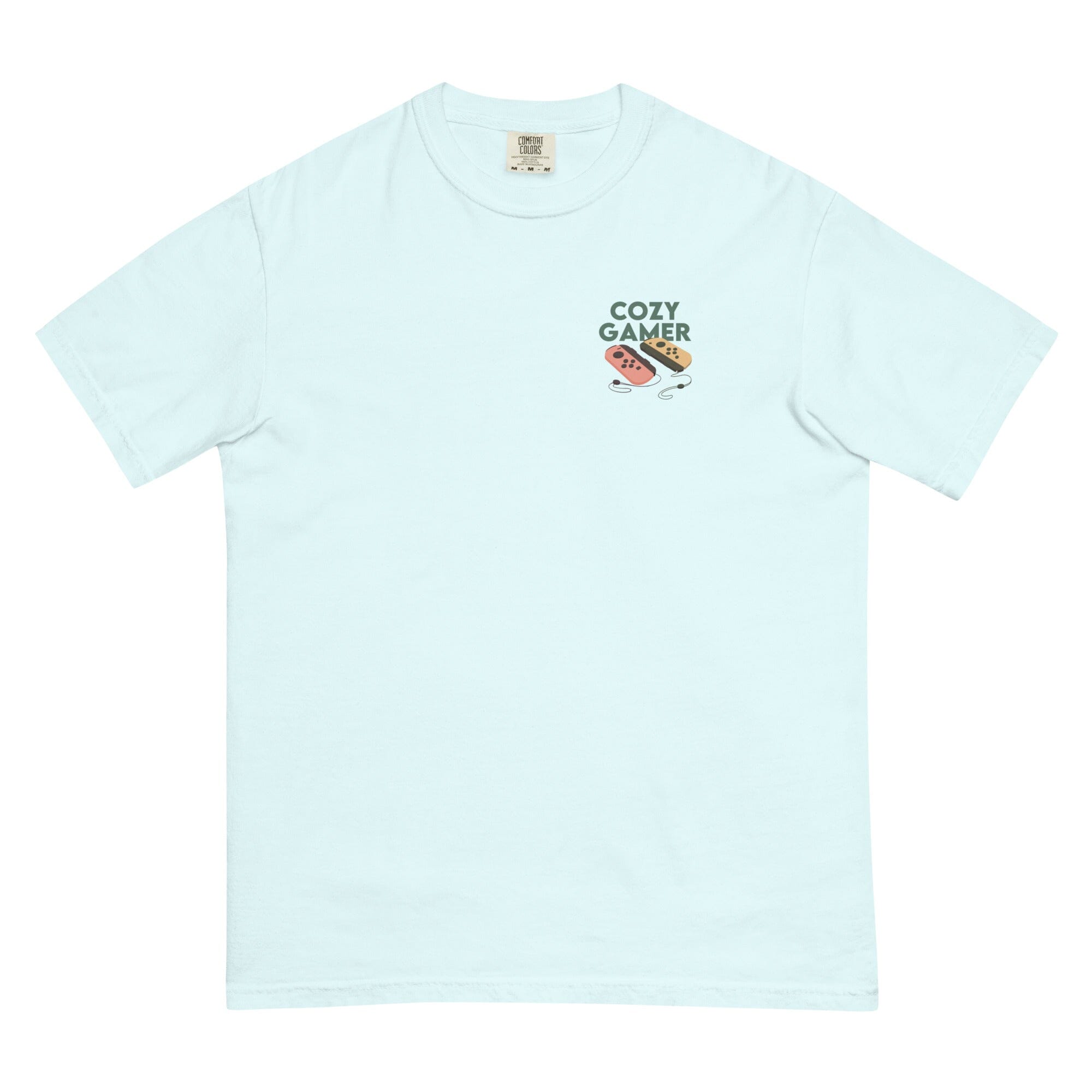 Cozy Gamer | Unisex garment-dyed heavyweight t-shirt | Cozy Games & Hobbies Threads & Thistles Inventory Chambray S