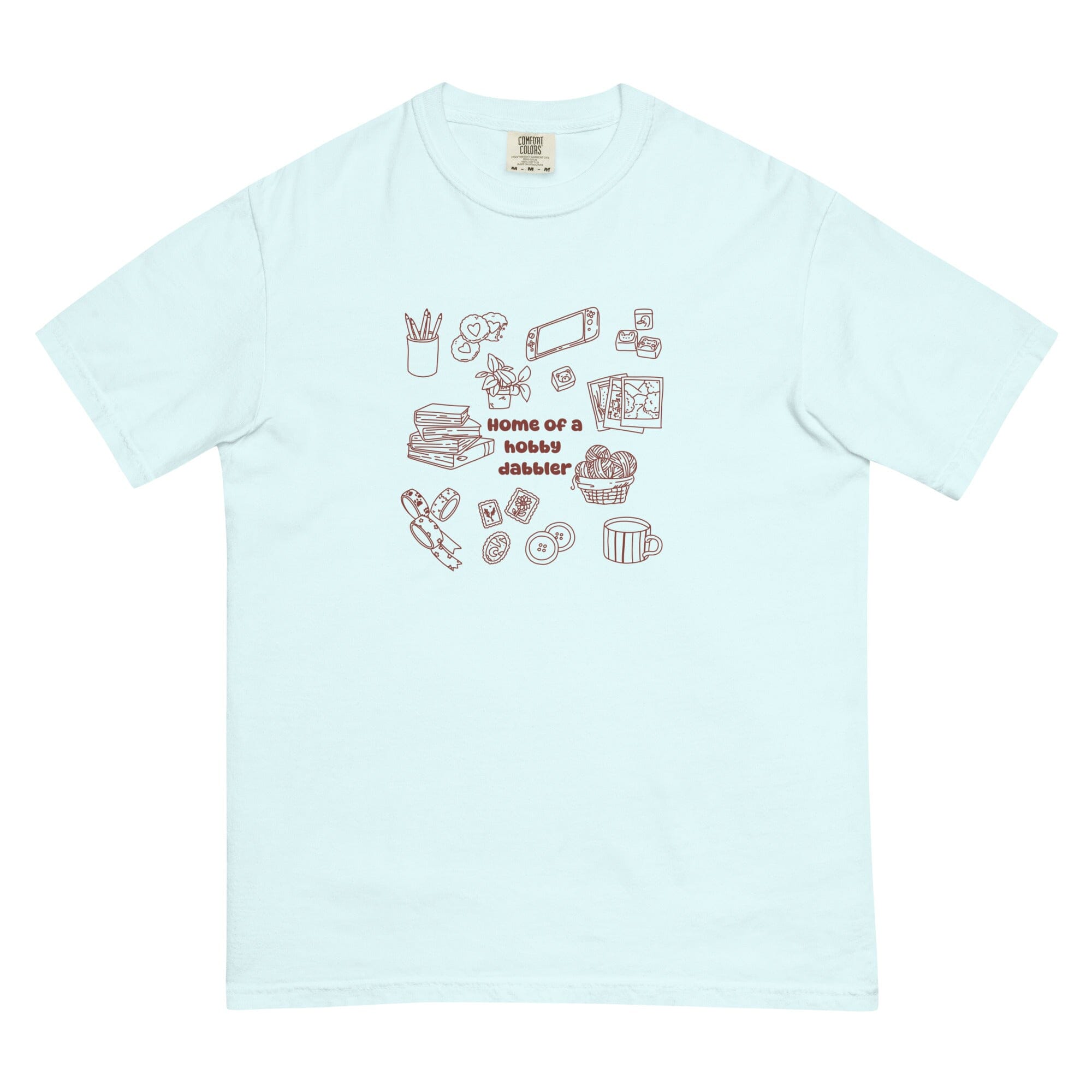 Hobby Dabbler | Relaxed T-shirt | Cozy Games & Hobbies Threads & Thistles Inventory Chambray S