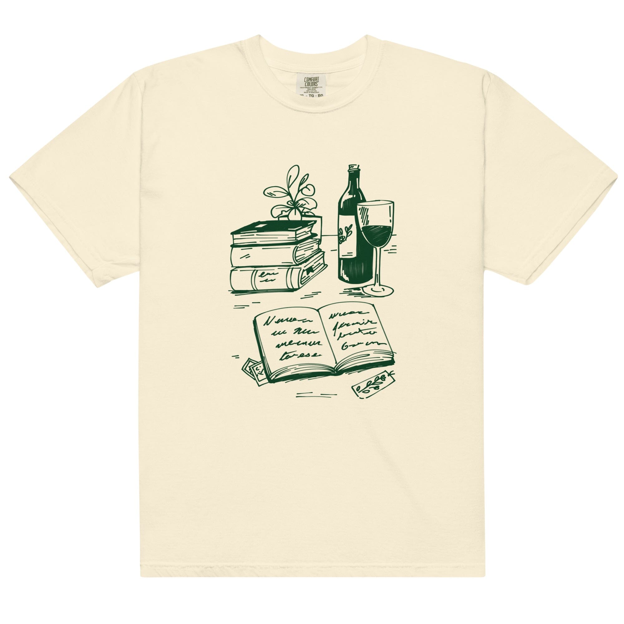 Cozy Hobby Vignette | Relaxed T-shirt | Cozy Games & Hobbies Threads & Thistles Inventory Ivory S