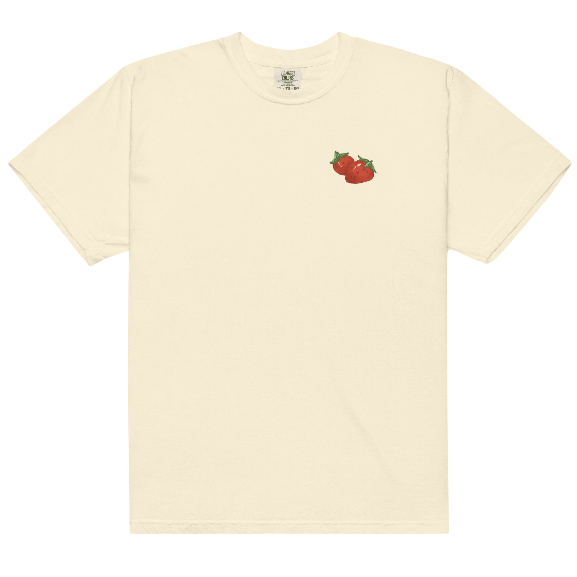 A Cozy Life Stamp | Unisex garment-dyed heavyweight t-shirt | Cozy Games & Hobbies Threads & Thistles Inventory Ivory S