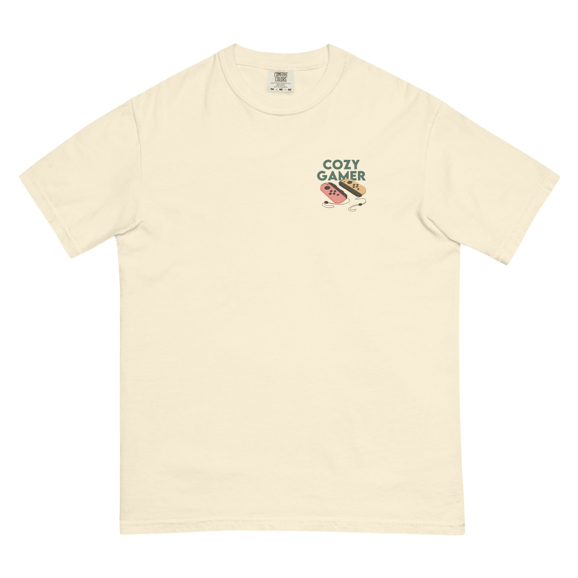 Cozy Gamer | Unisex garment-dyed heavyweight t-shirt | Cozy Games & Hobbies Threads & Thistles Inventory Ivory S