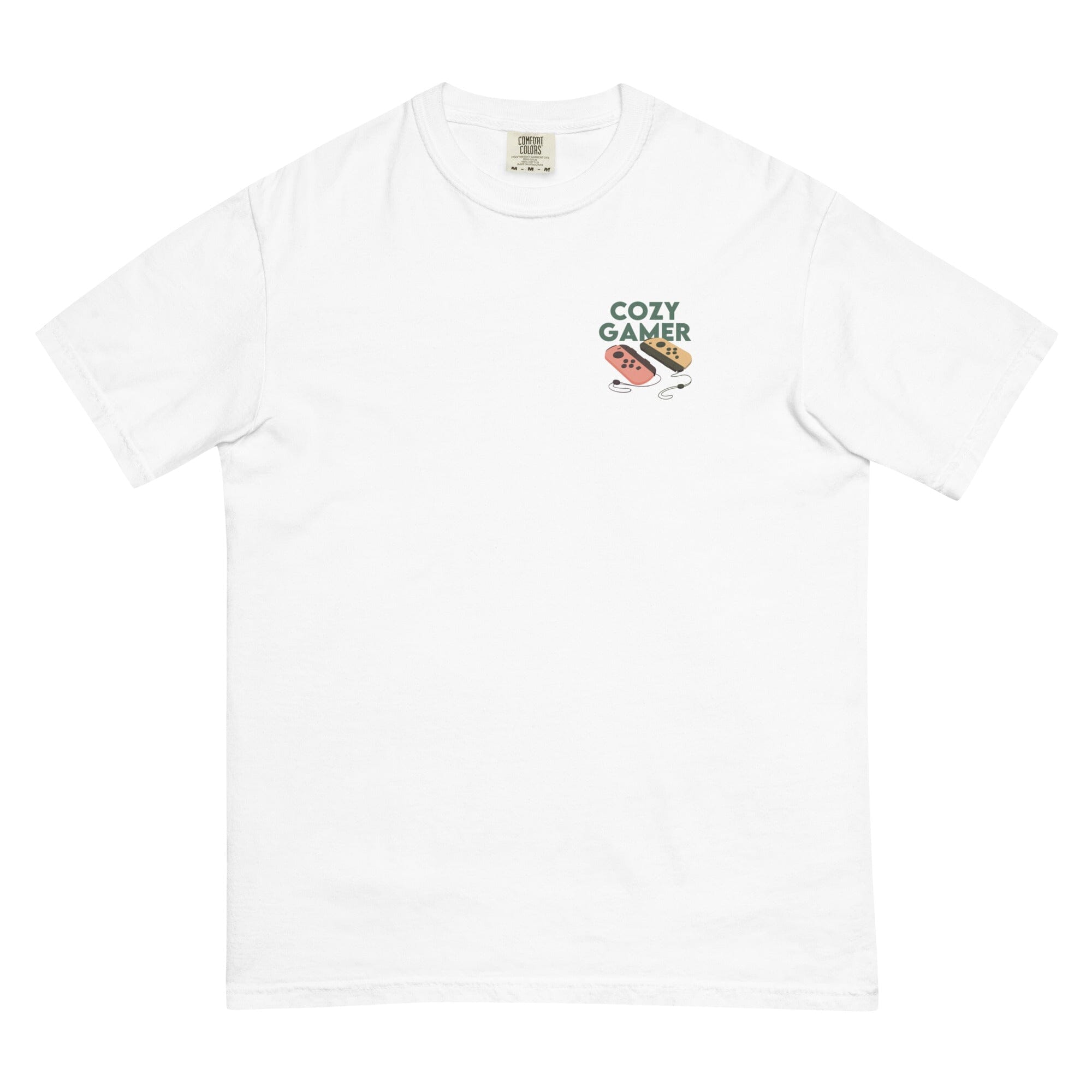 Cozy Gamer | Unisex garment-dyed heavyweight t-shirt | Cozy Games & Hobbies Threads & Thistles Inventory White S