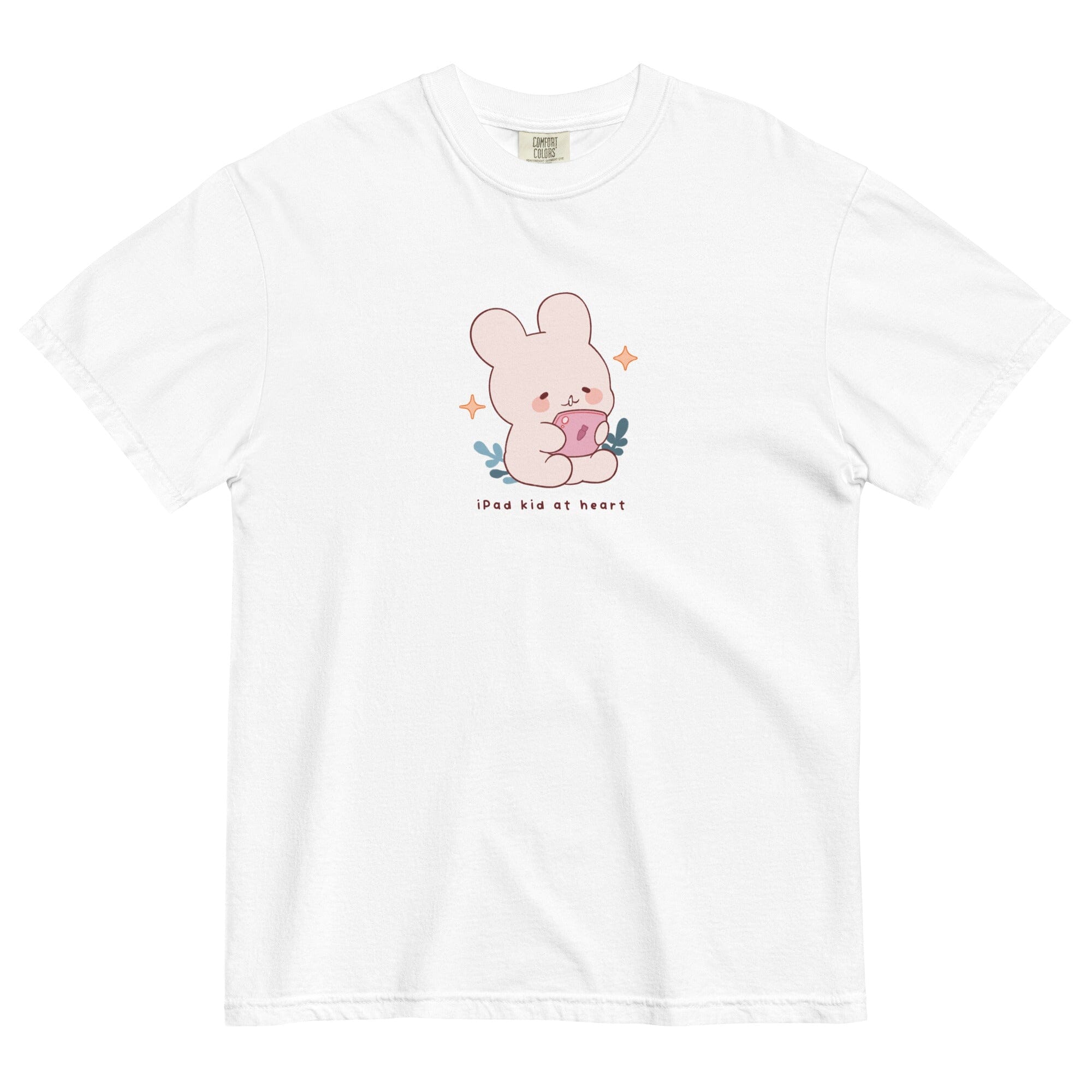 Ipad Kid | Unisex garment-dyed heavyweight t-shirt | Cozy Games & Hobbies Threads & Thistles Inventory