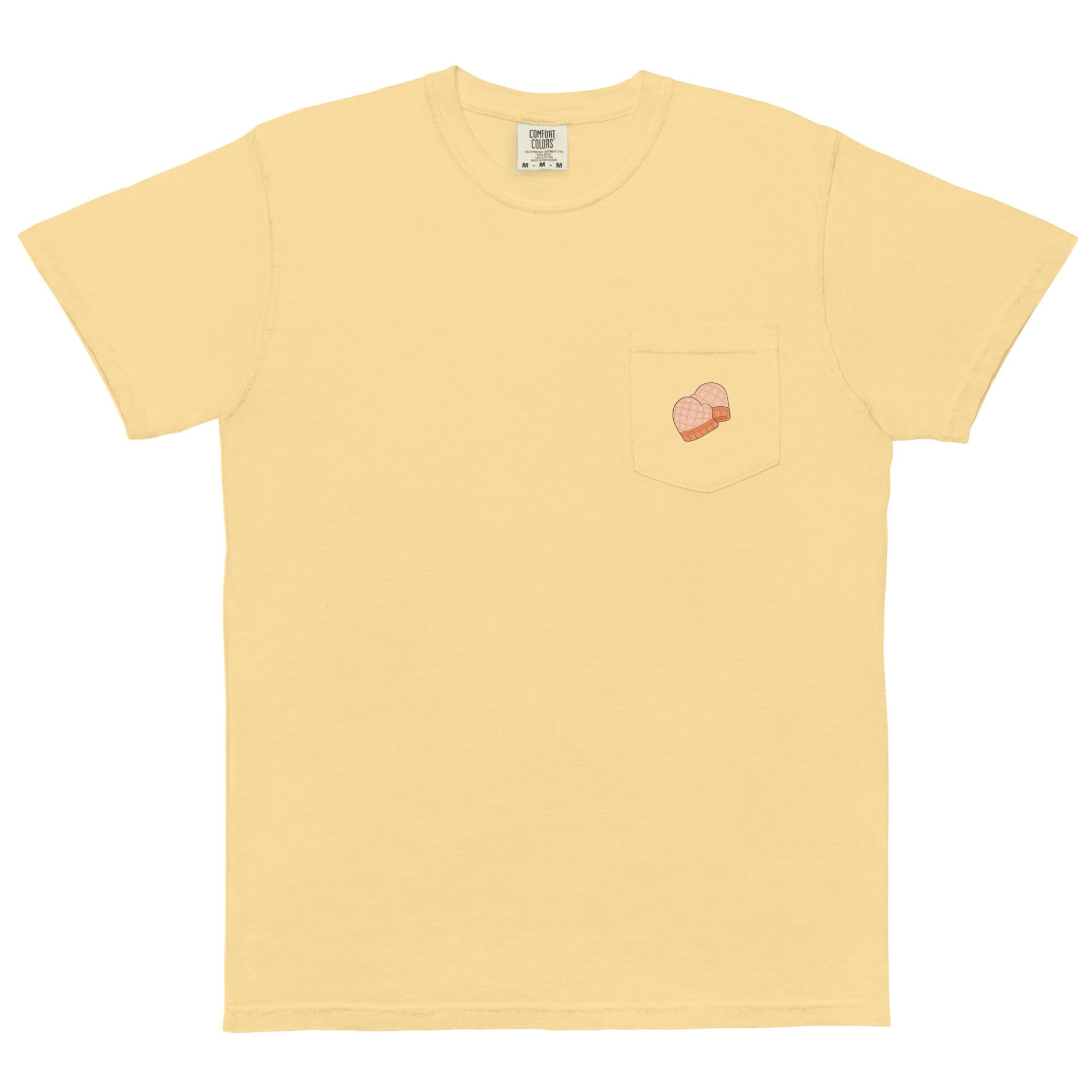 Baking Hobby | Unisex garment-dyed pocket t-shirt | Cozy Games & Hobbies Threads & Thistles Inventory Butter S