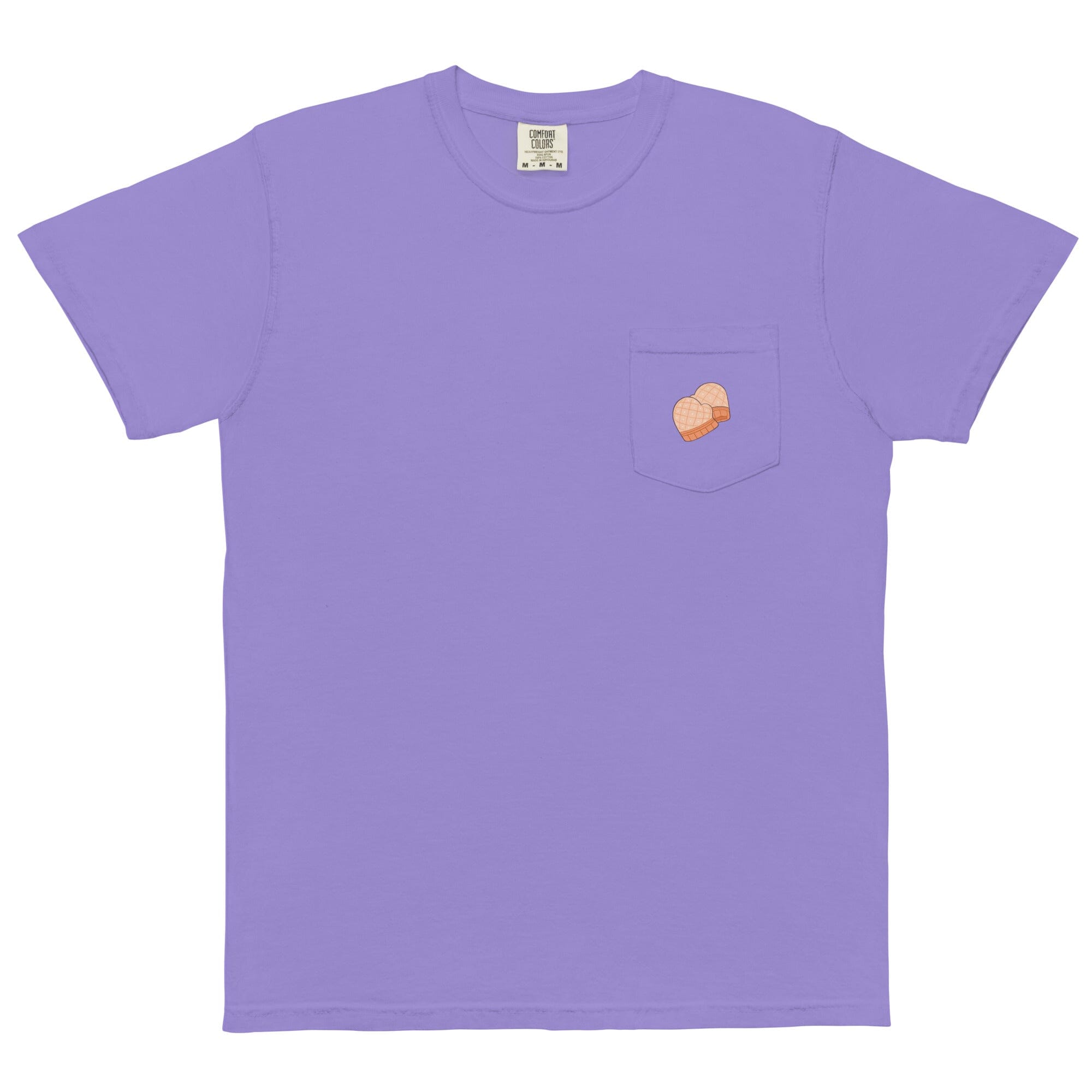 Baking Hobby | Unisex garment-dyed pocket t-shirt | Cozy Games & Hobbies Threads & Thistles Inventory Violet S
