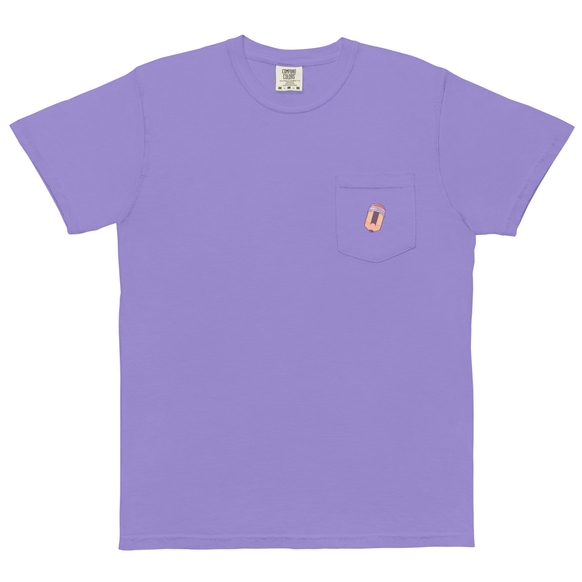 Writing Hobby | Unisex garment-dyed pocket t-shirt | Cozy Games & Hobbies Threads & Thistles Inventory Violet S