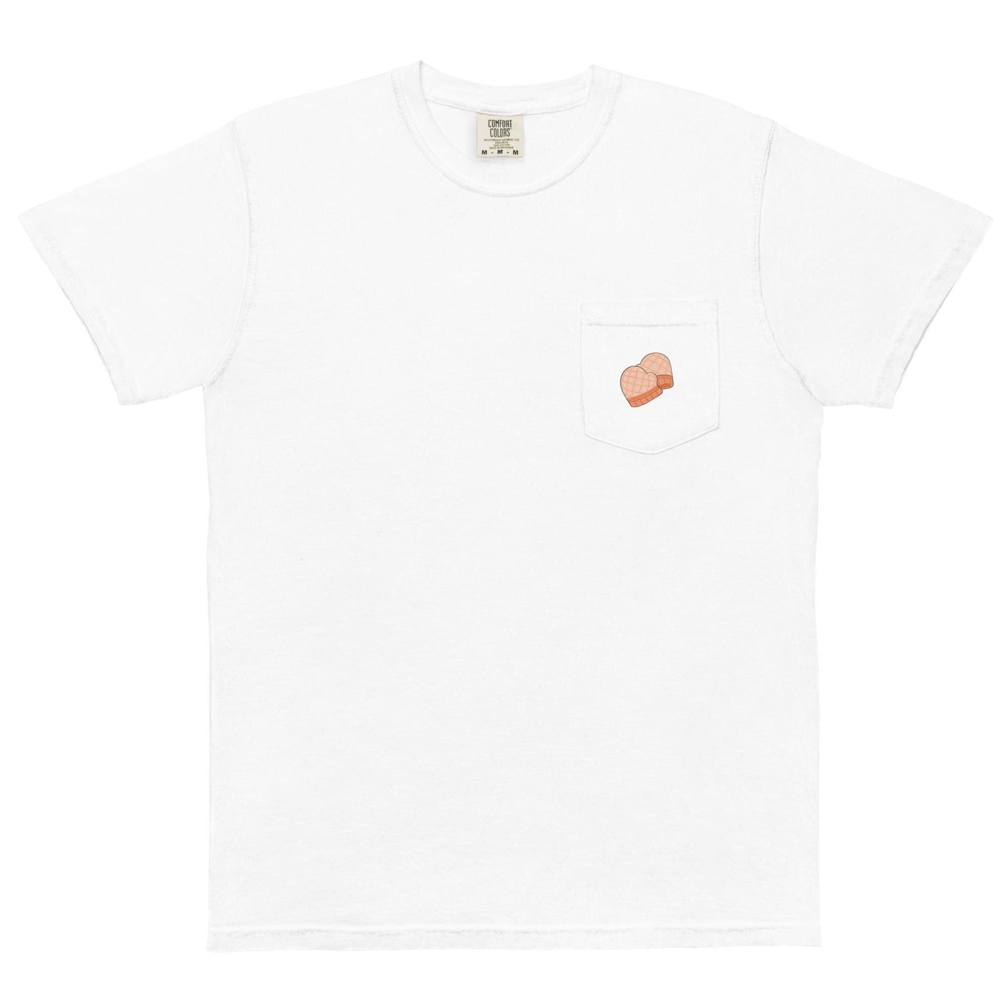 Baking Hobby | Unisex garment-dyed pocket t-shirt | Cozy Games & Hobbies Threads & Thistles Inventory White S