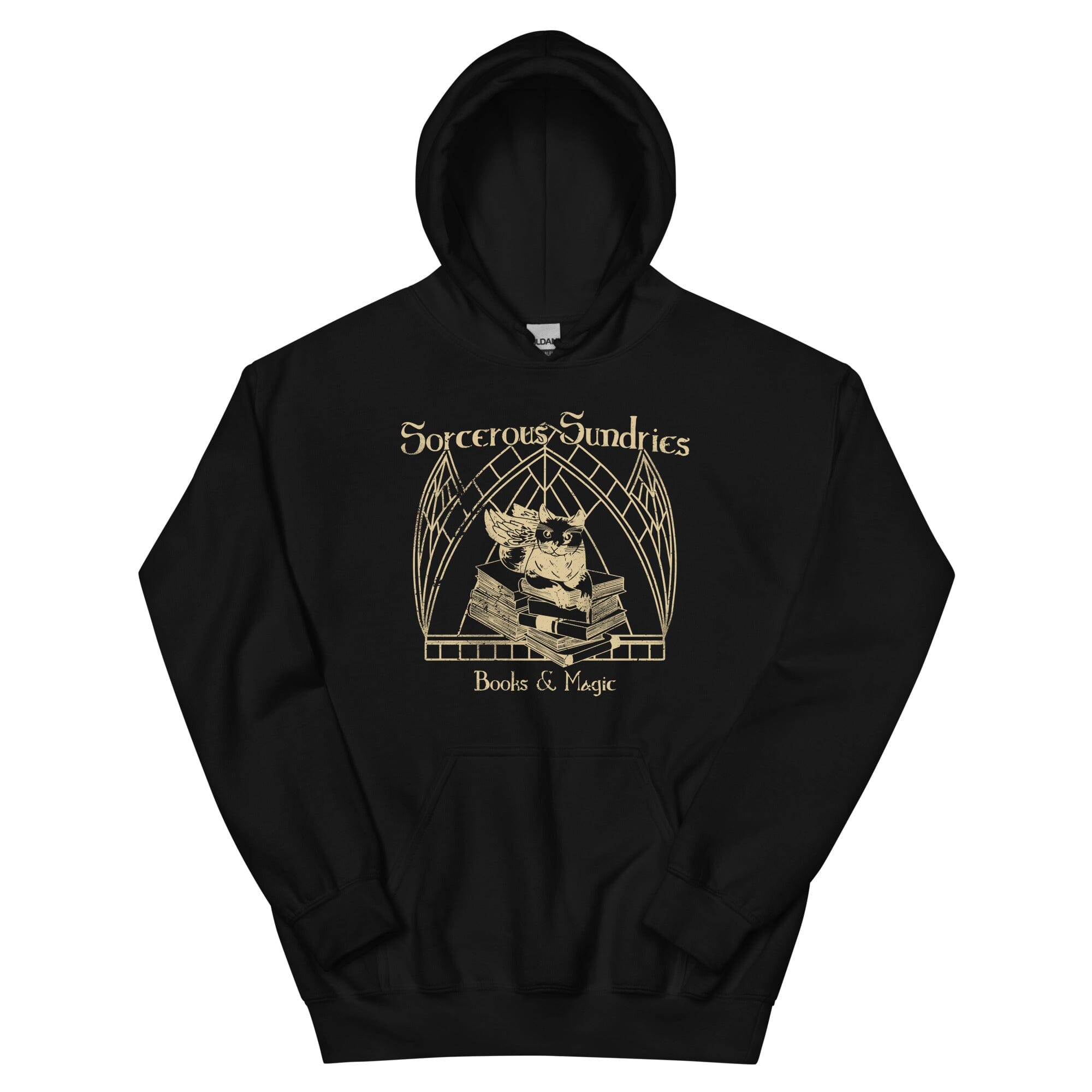 Sorcerous Sundries | Unisex Hoodie | Baldur's Gate Threads & Thistles Inventory Black S