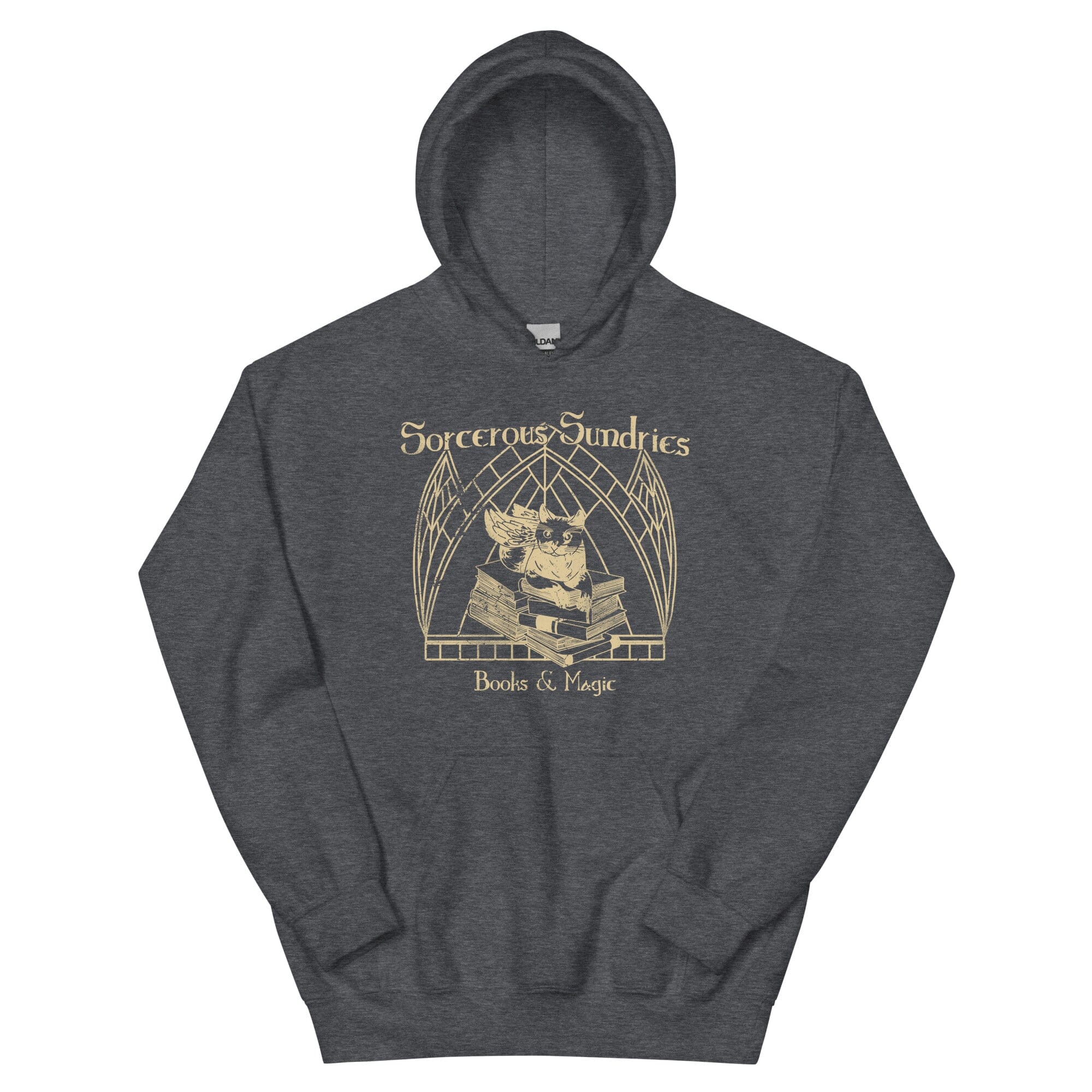 Sorcerous Sundries | Unisex Hoodie | Baldur's Gate Threads & Thistles Inventory Dark Heather S