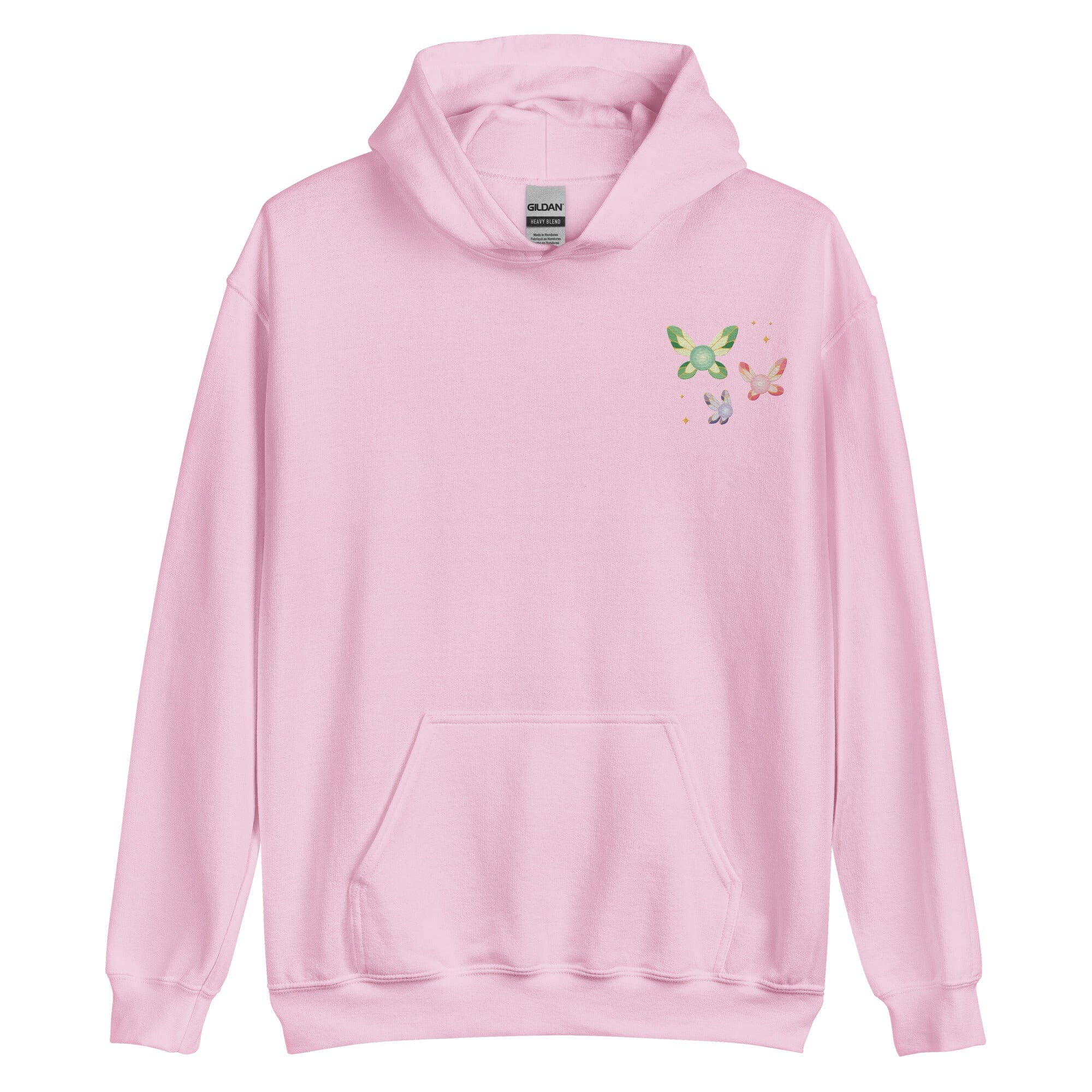 Navi Fairies | Embroidered Unisex Hoodie | The Legend of Zelda Threads & Thistles Inventory Light Pink S