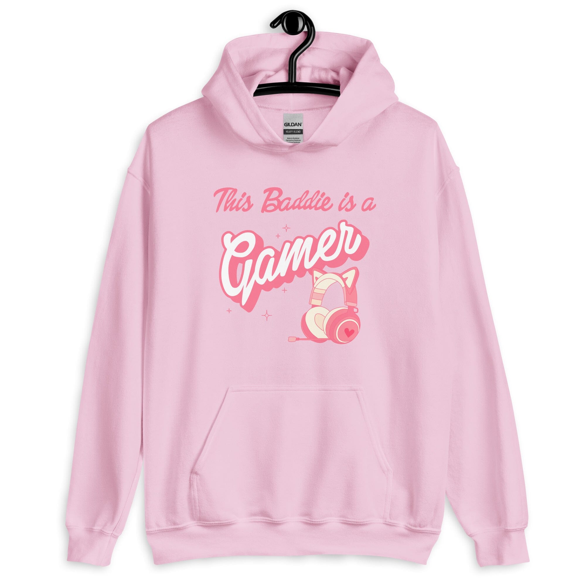 This Baddie is a Gamer | Unisex Hoodie | Feminist Gamer Threads & Thistles Inventory 