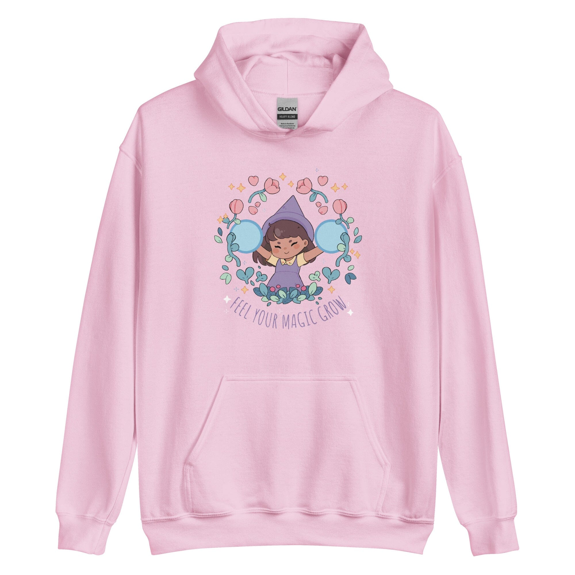 Feel Your Magic Grow | Unisex Hoodie | Fields of Mistria Threads & Thistles Inventory Light Pink S