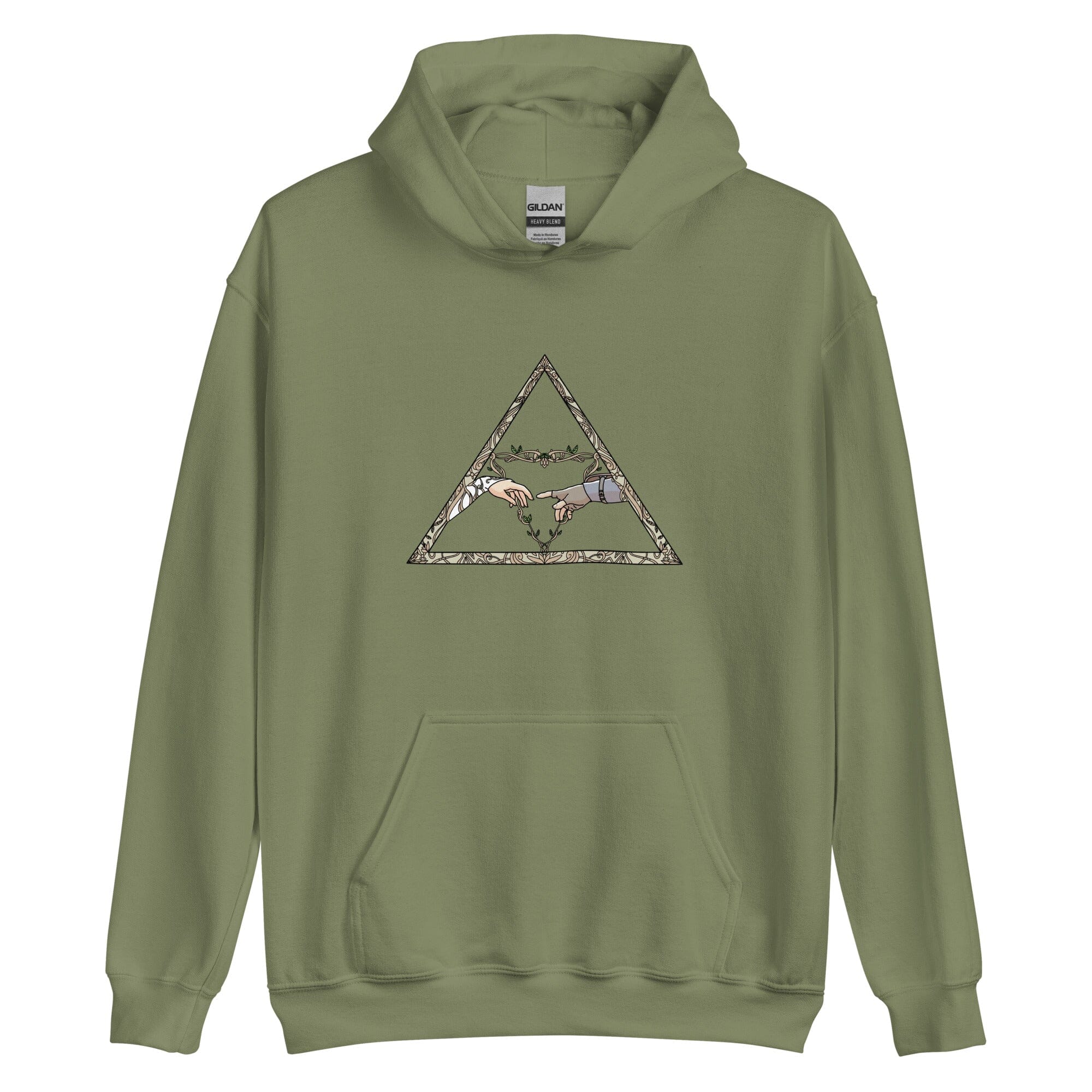 The Creation | Unisex Hoodie | The Legend of Zelda Hoodies Threads and Thistles Inventory Military Green S