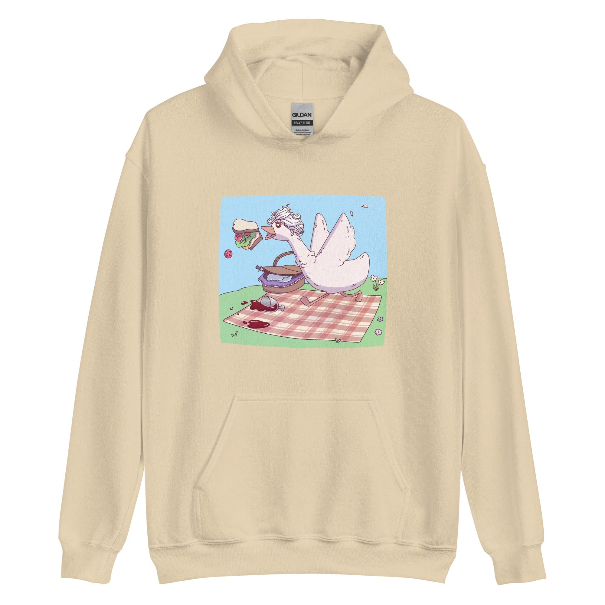 Goosestarion | Unisex Hoodie | Baldur's Gate Threads & Thistles Inventory Sand S
