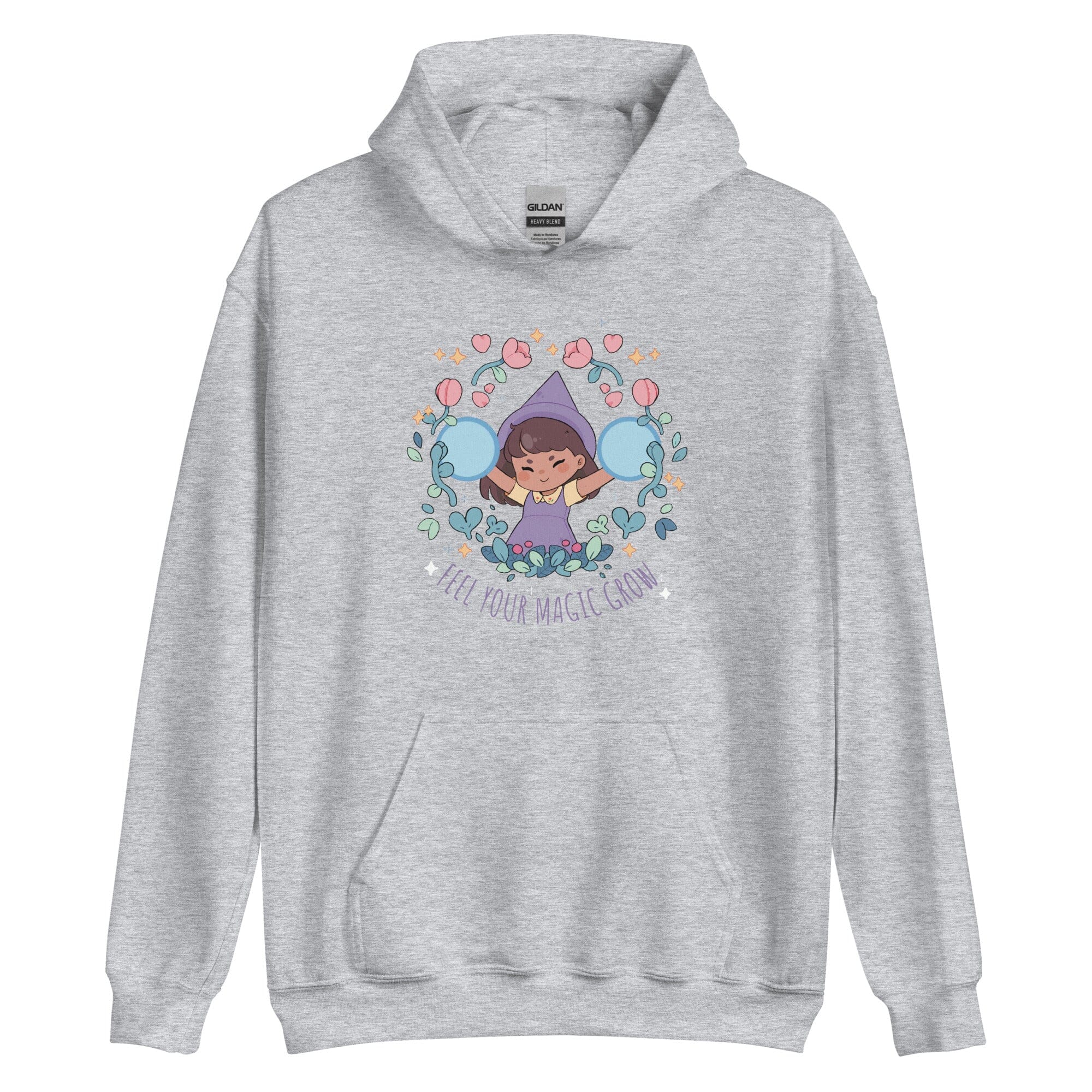 Feel Your Magic Grow | Unisex Hoodie | Fields of Mistria Threads & Thistles Inventory Sport Grey S