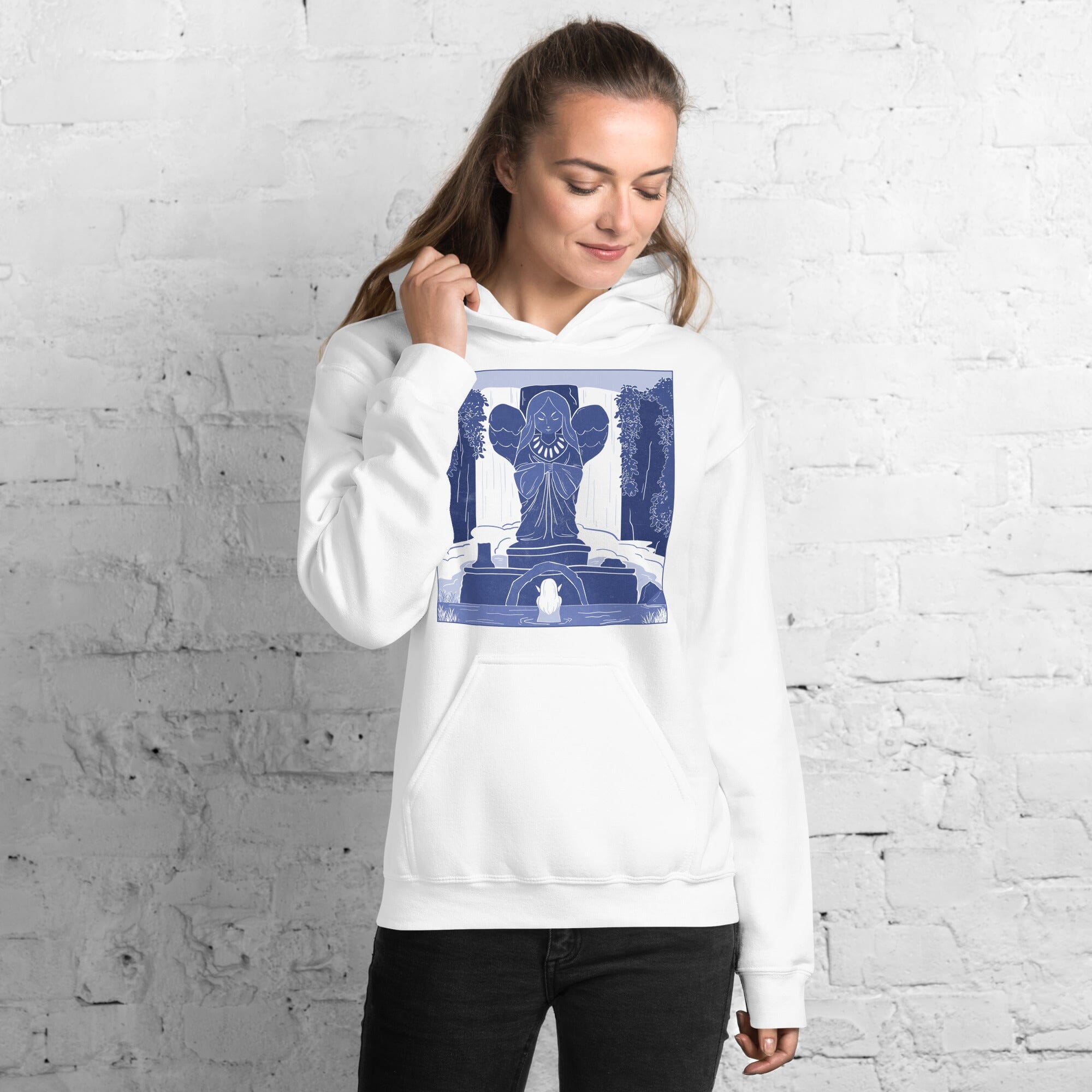 Goddess Statue | Unisex Hoodie | The Legend of Zelda Threads & Thistles Inventory