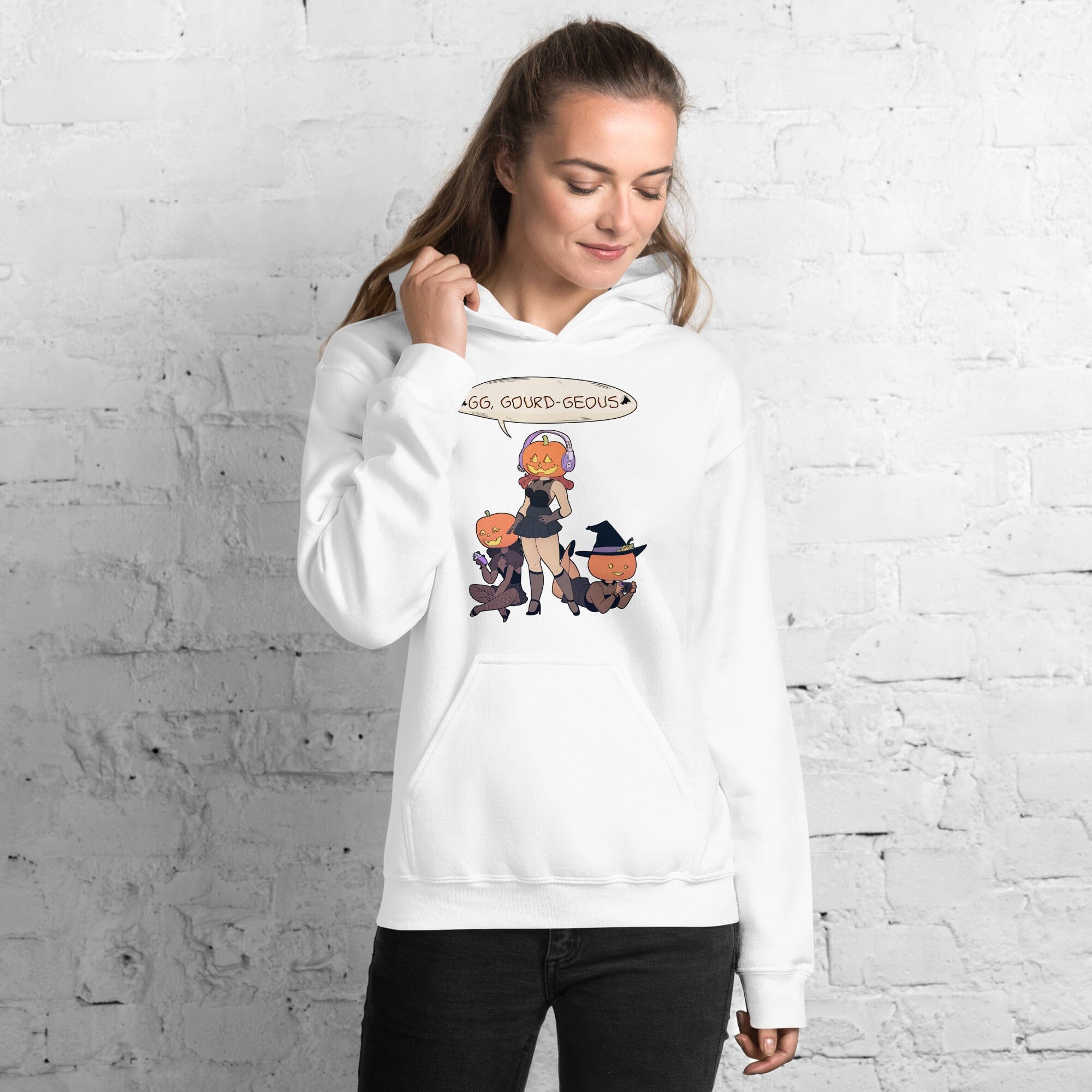 GG, Gourd-geous | Unisex Hoodie | Fall Halloween Threads & Thistles Inventory