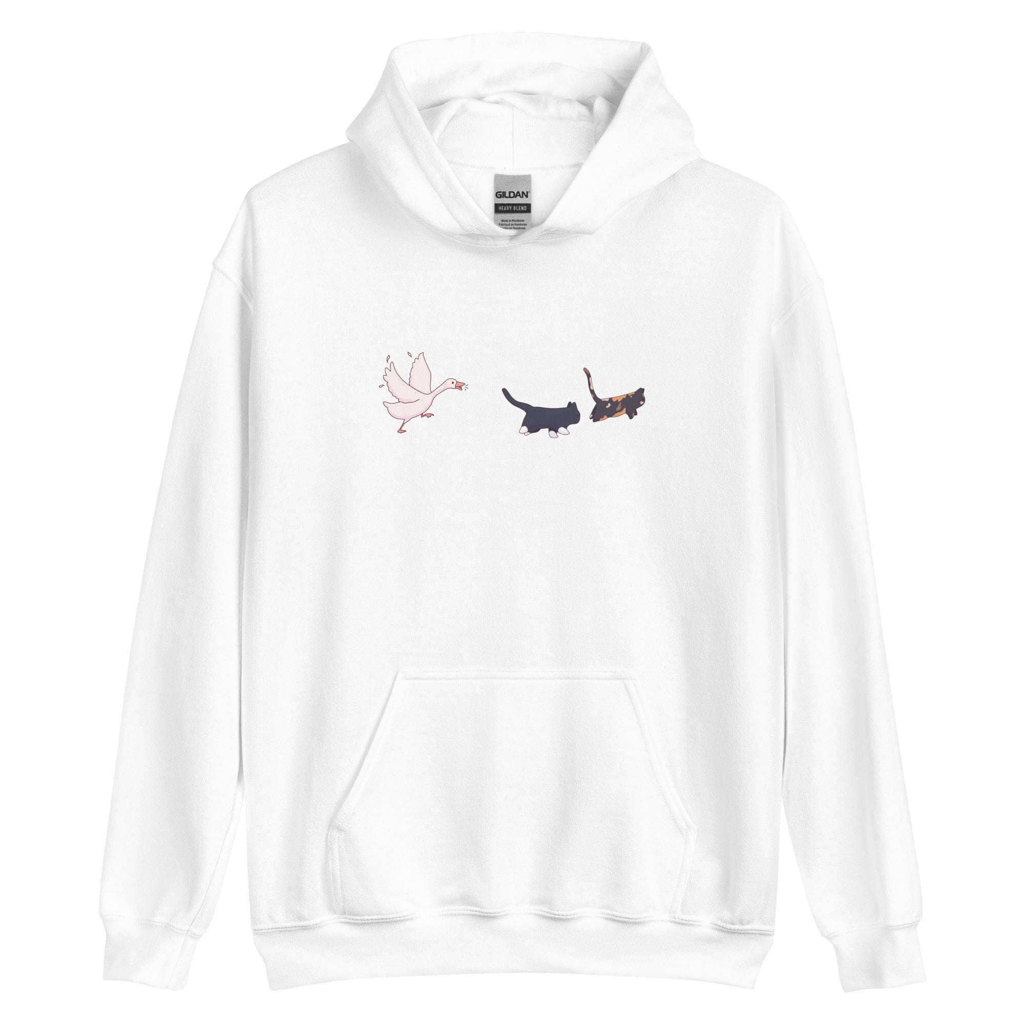 Goose Chase | Unisex Hoodie | TTI Stream Threads & Thistles Inventory White S 
