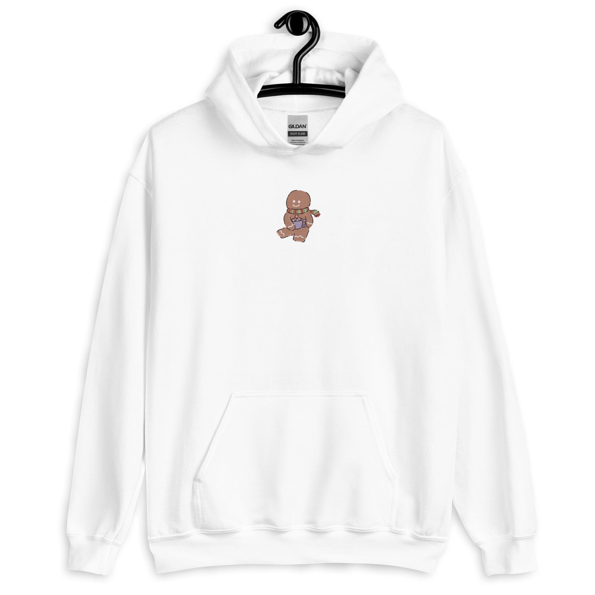 Cozy Christmas Gingerbread | Embroidered Unisex Hoodie | Cozy Gamer Christmas Threads & Thistles Inventory