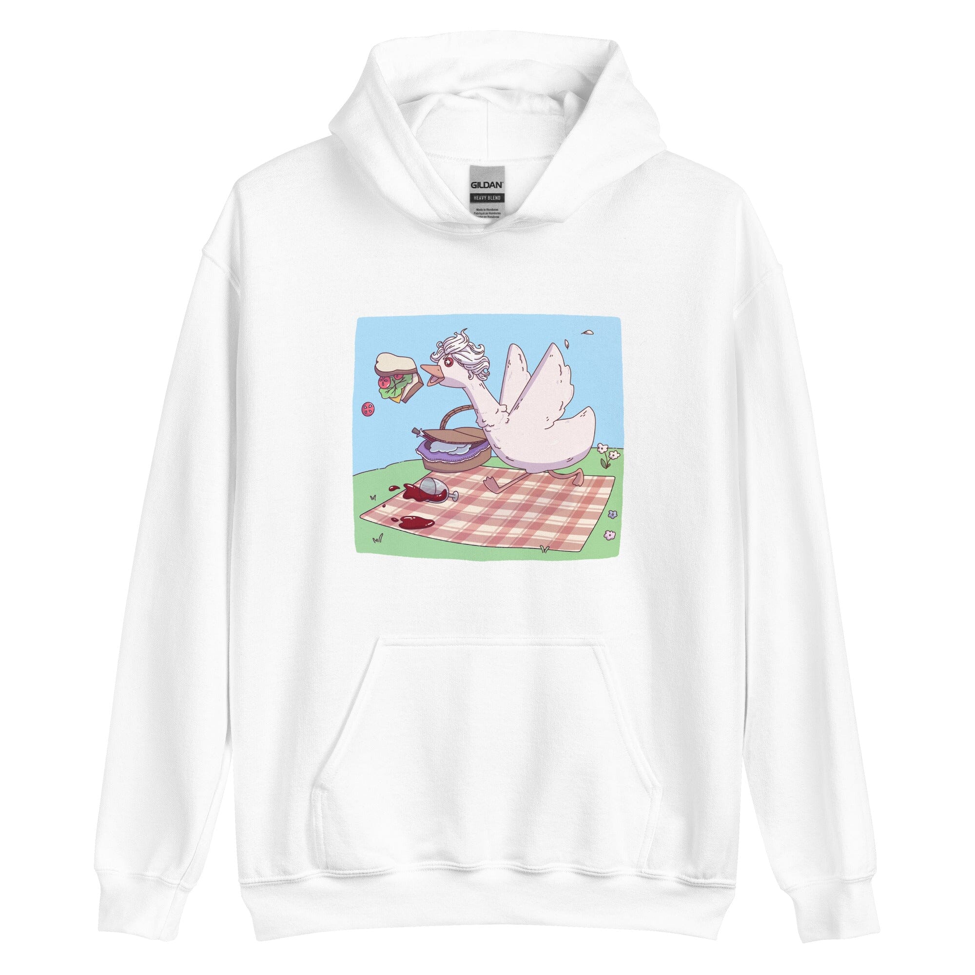 Goosestarion | Unisex Hoodie | Baldur's Gate Threads & Thistles Inventory White S