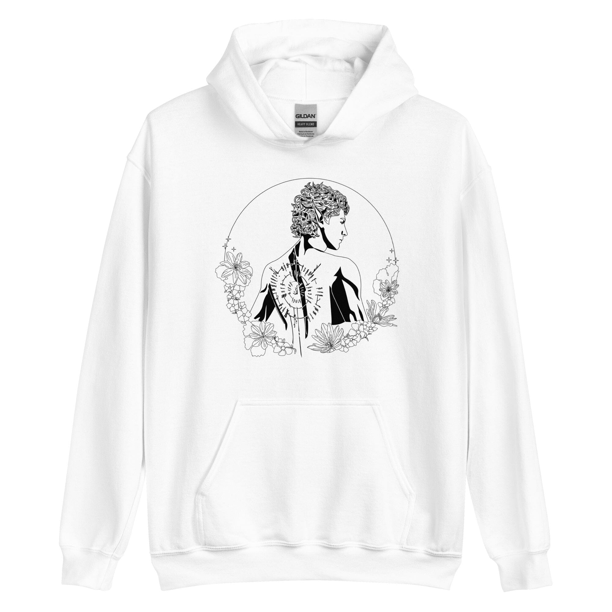 Astarion | Unisex Hoodie | Baldur's Gate Threads & Thistles Inventory White S