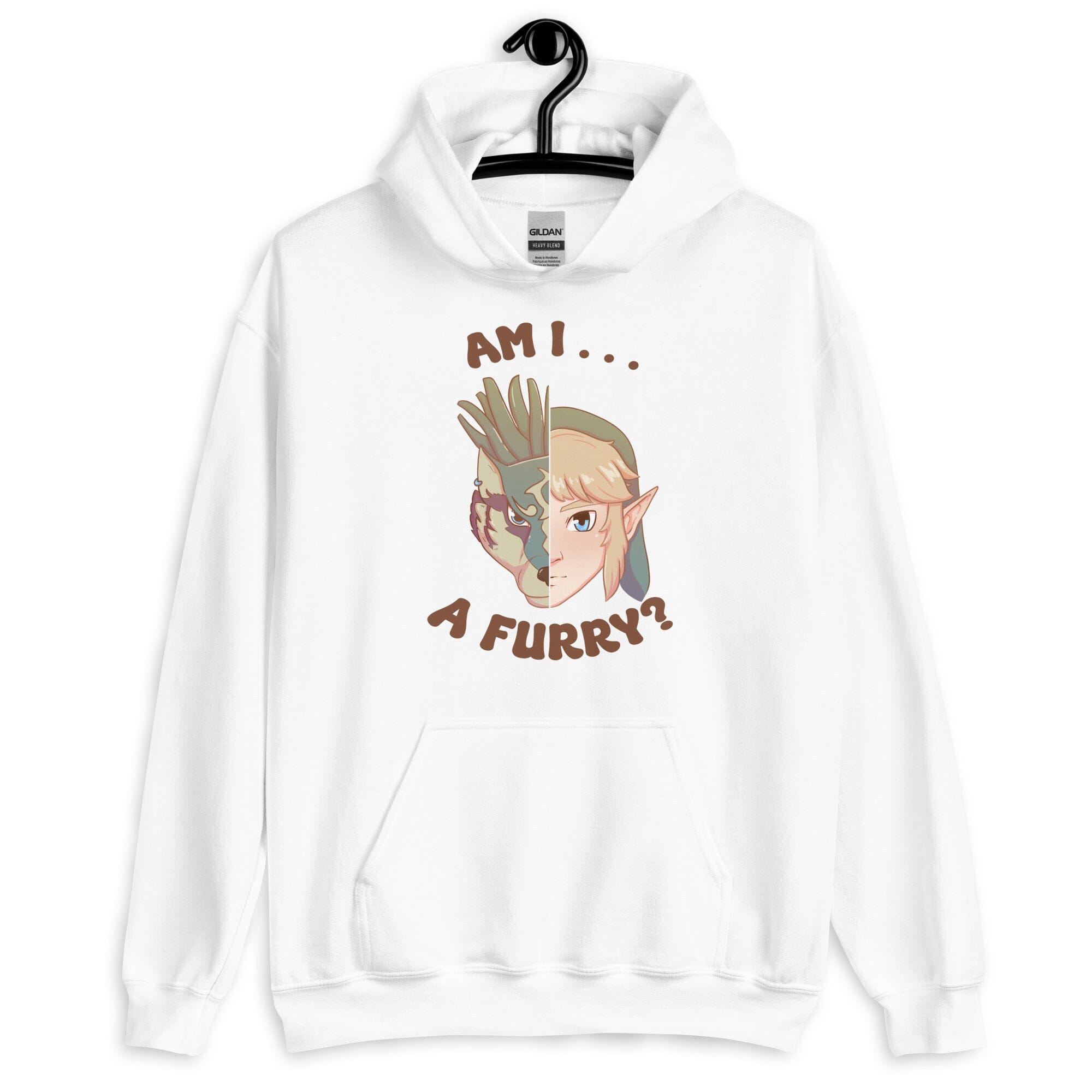 Am I a Furry? | Unisex Hoodie | Titty Tea Zelda Threads & Thistles Inventory