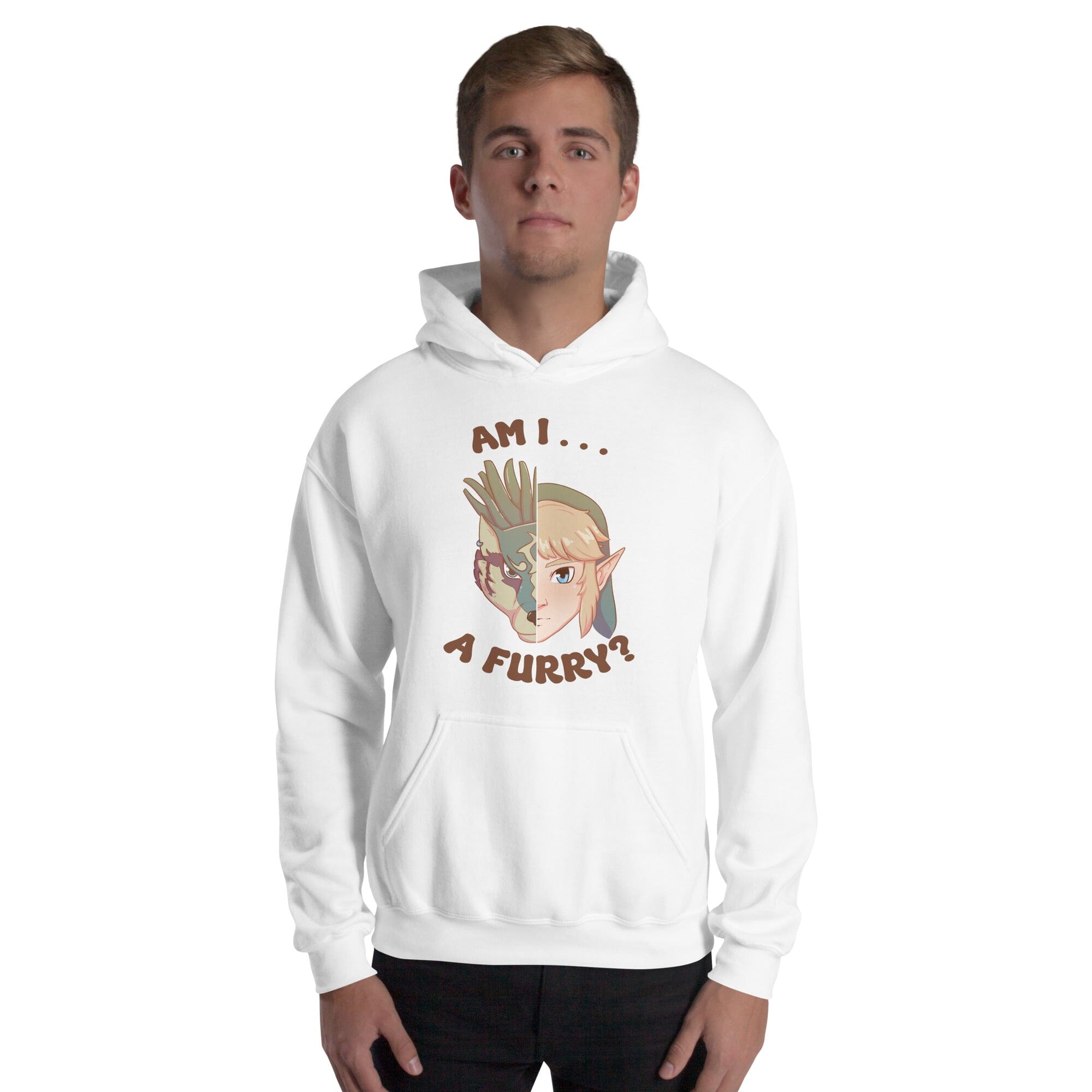 Am I a Furry? | Unisex Hoodie | Titty Tea Zelda Threads & Thistles Inventory