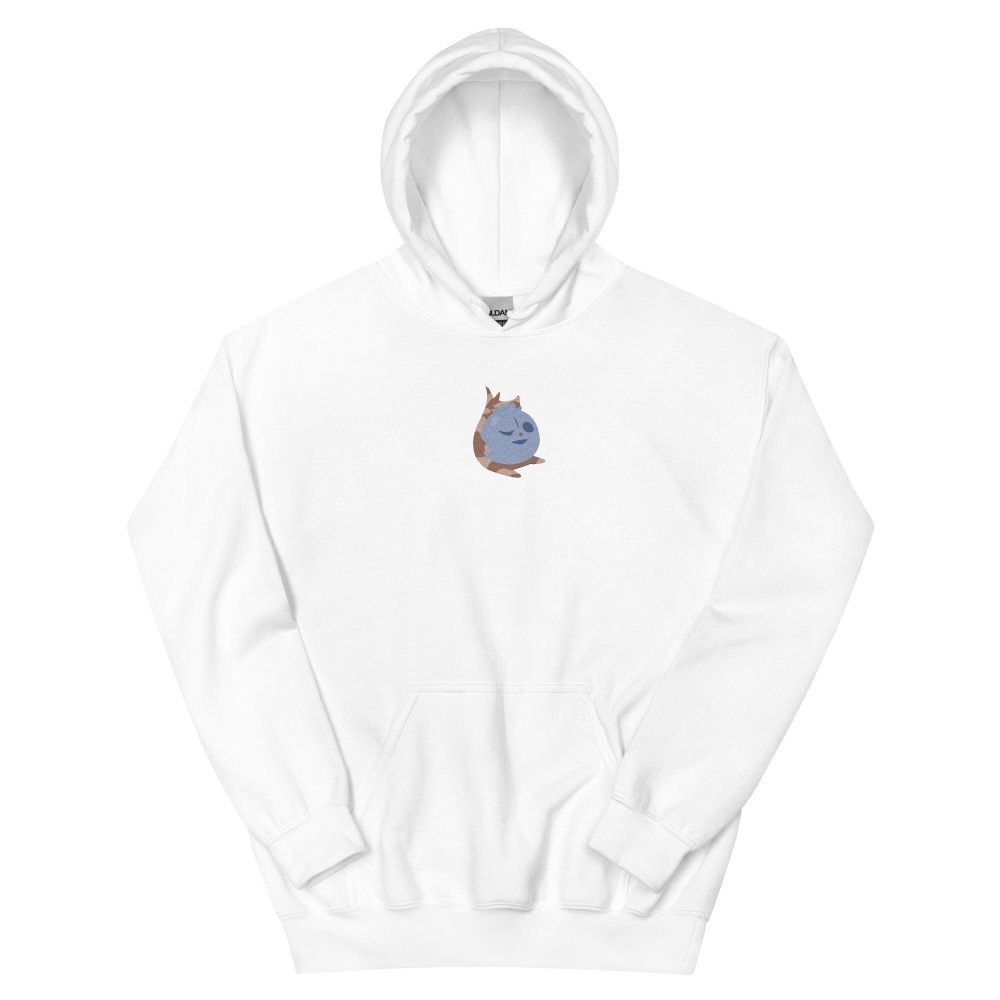 Blueberry Korok | Embroidered Unisex Hoodie | Titty Tea Zelda Threads & Thistles Inventory White S