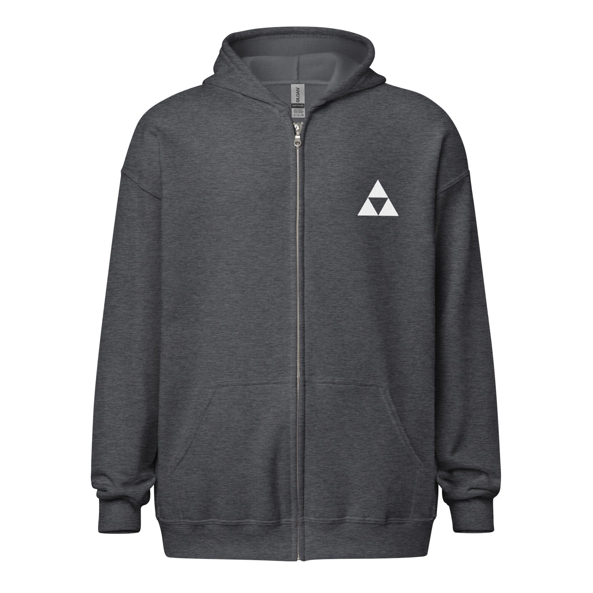 Hero of Time | Unisex heavy blend zip hoodie | The Legend of Zelda Threads & Thistles Inventory Dark Heather S