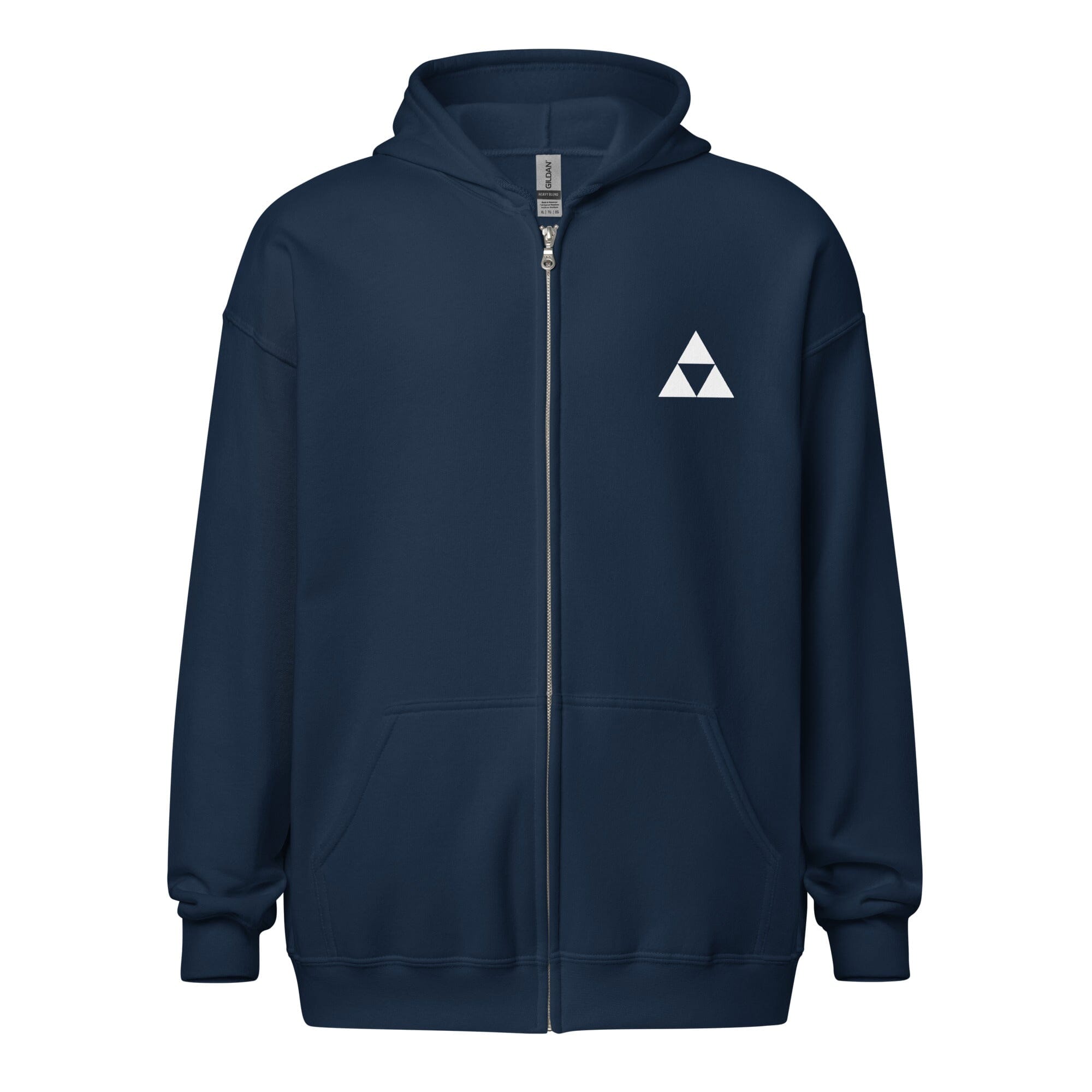 Hero of Time | Unisex heavy blend zip hoodie | The Legend of Zelda Threads & Thistles Inventory Navy S