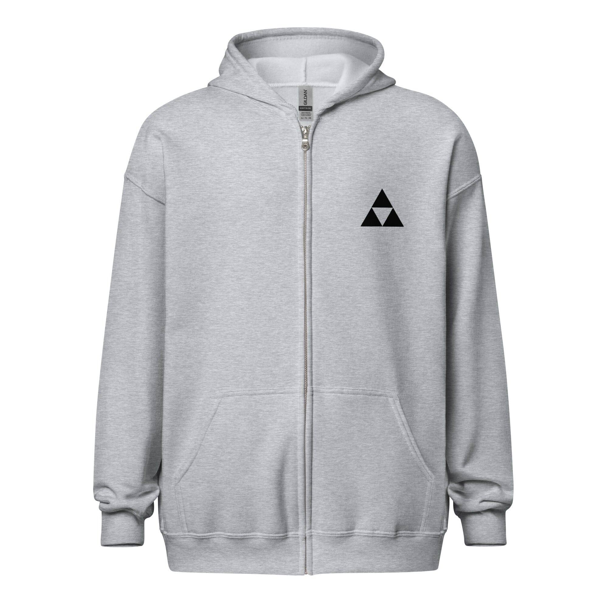 Hero of Time | Unisex heavy blend zip hoodie | The Legend of Zelda Threads & Thistles Inventory Sport Grey S