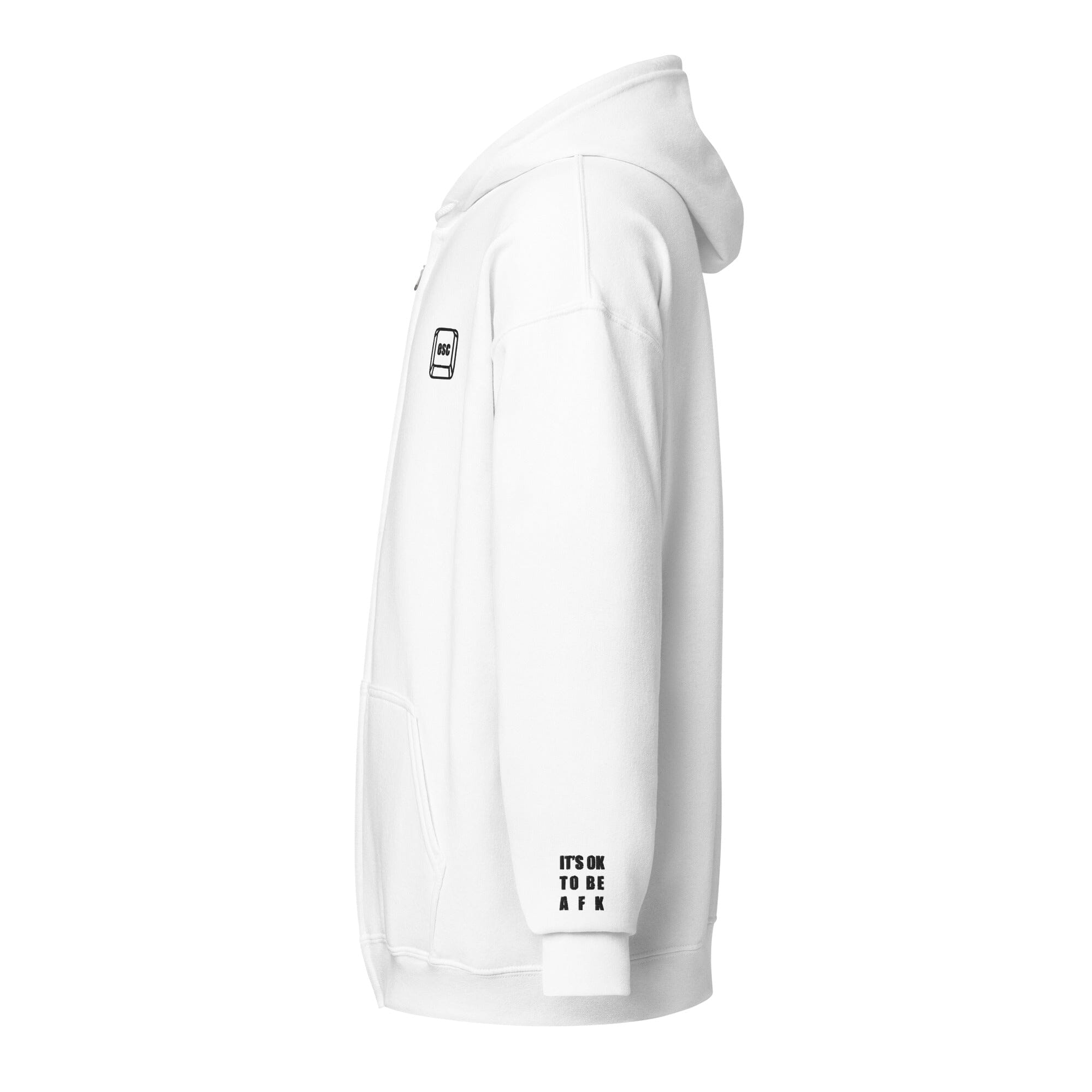 It's Ok to be AFK | Embroidered Unisex heavy blend zip hoodie | Gamer Affirmations Hoodies Threads & Thistles Inventory