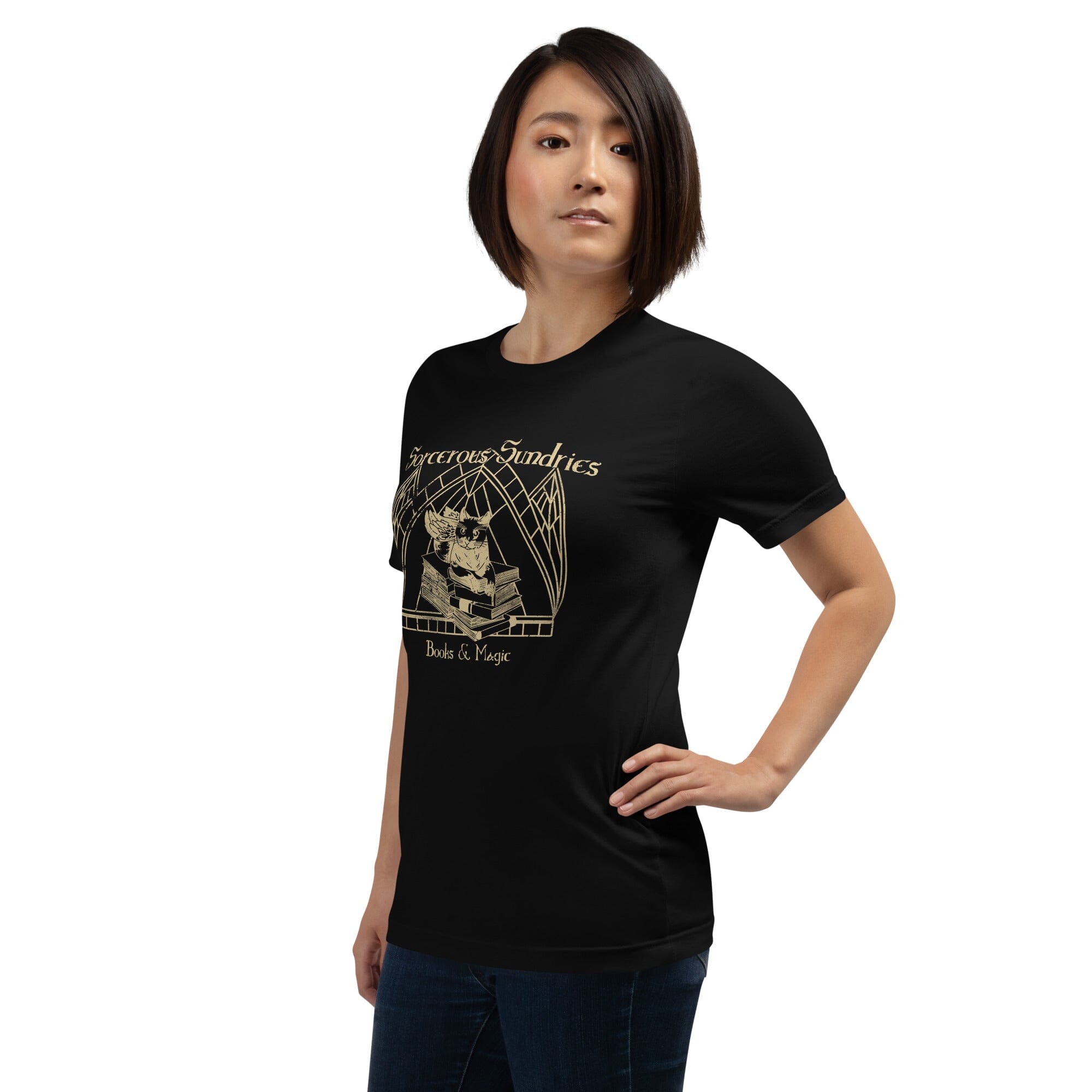 Sorcerous Sundries | Unisex t-shirt | Baldur's Gate Threads & Thistles Inventory