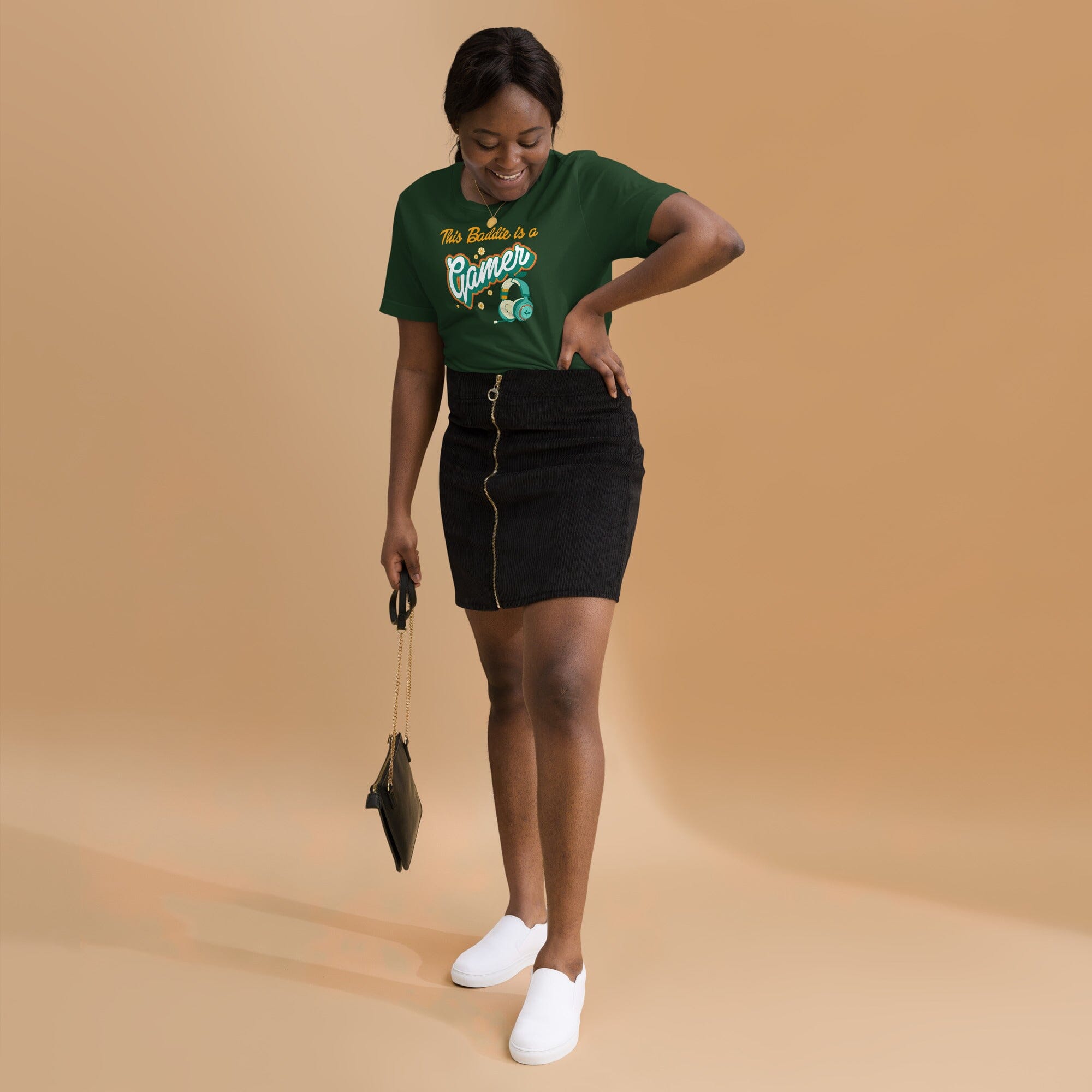 This Baddie is a Gamer | Unisex t-shirt | Feminist Gamer Threads & Thistles Inventory