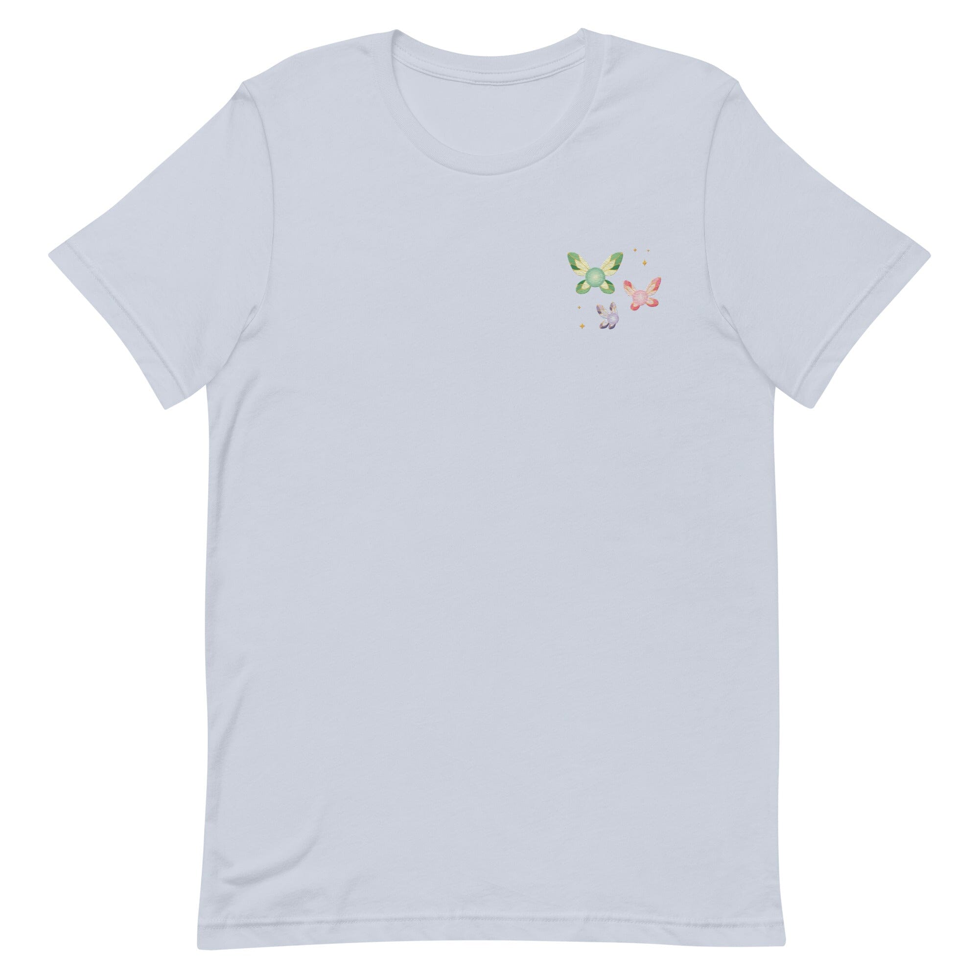 Navi Fairies | Embroidered Unisex t-shirt | The Legend of Zelda Threads & Thistles Inventory Light Blue XS