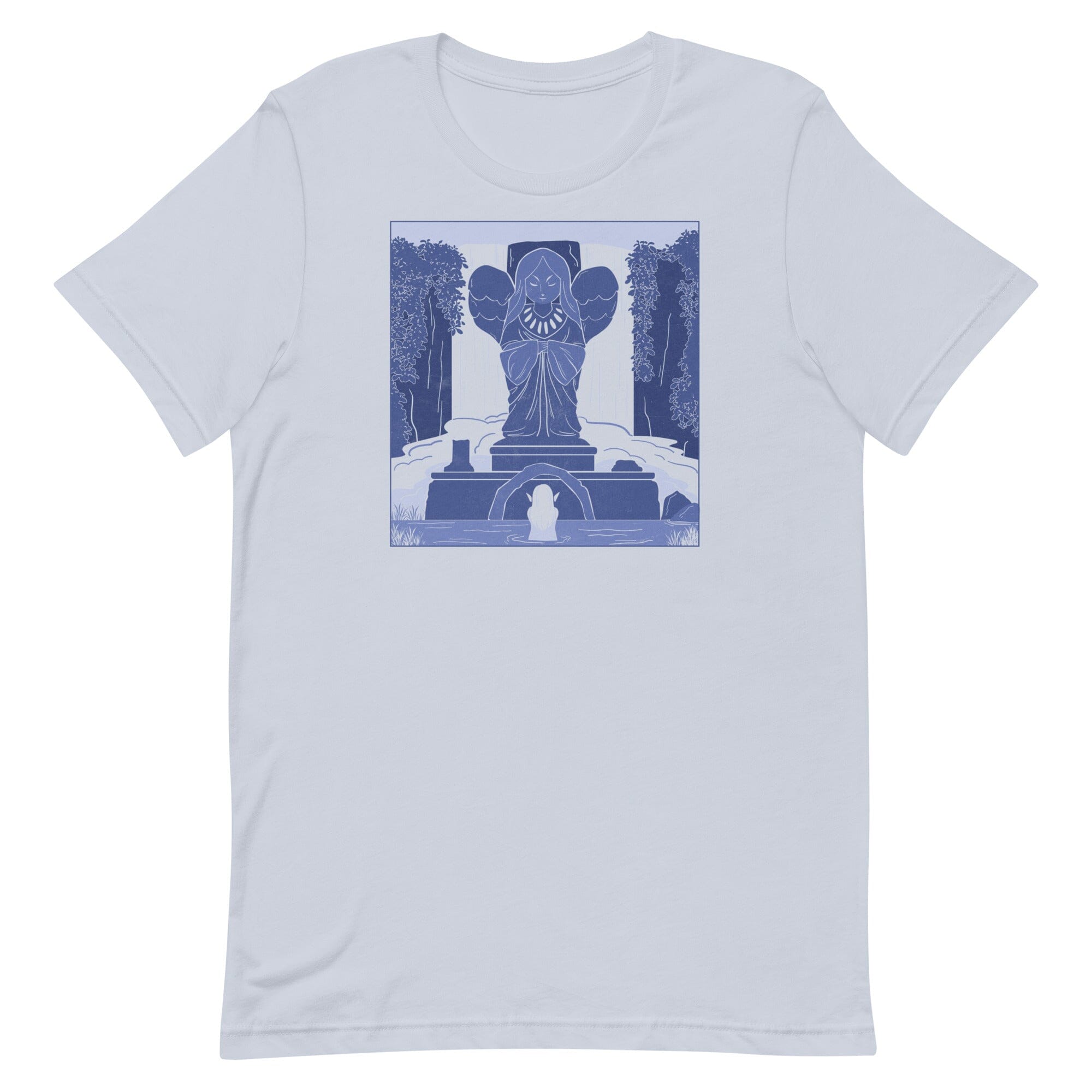 Goddess Statue | Unisex t-shirt | The Legend of Zelda Threads & Thistles Inventory Light Blue XS