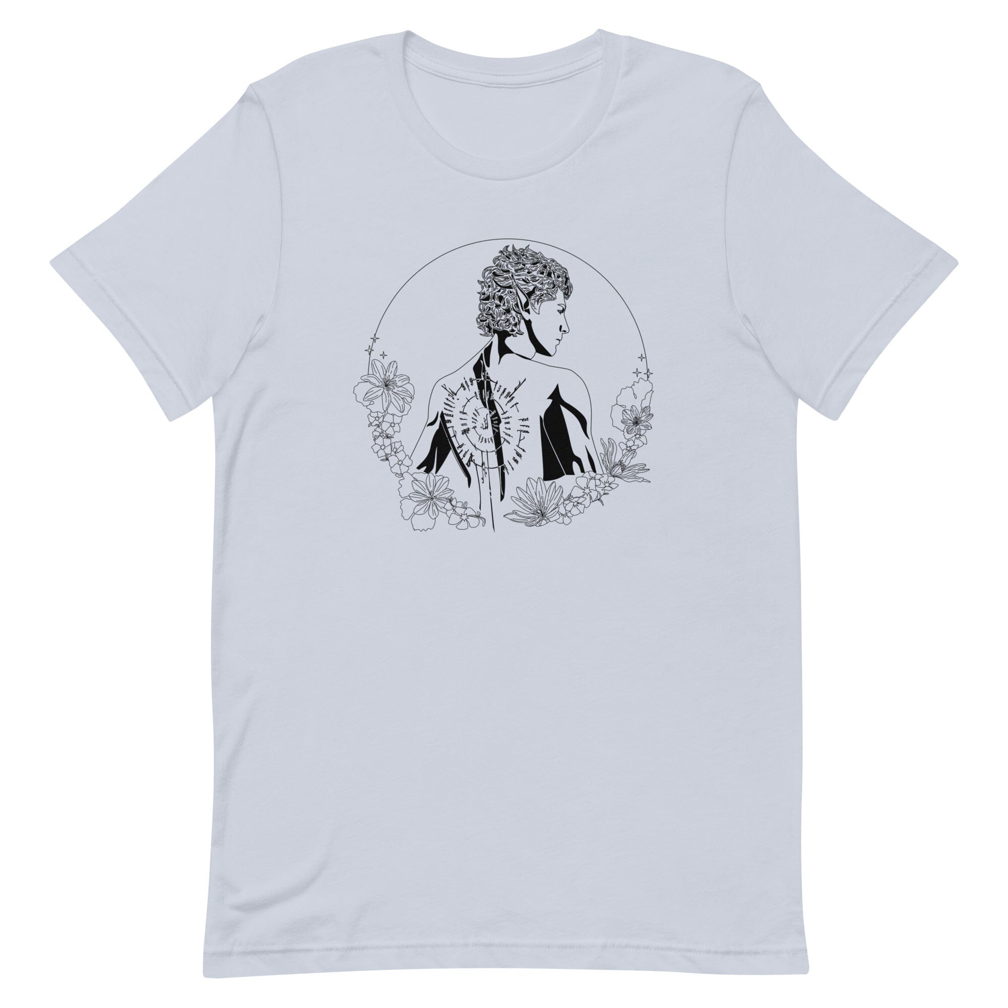 Astarion | Unisex t-shirt | Baldur's Gate Threads & Thistles Inventory Light Blue XS