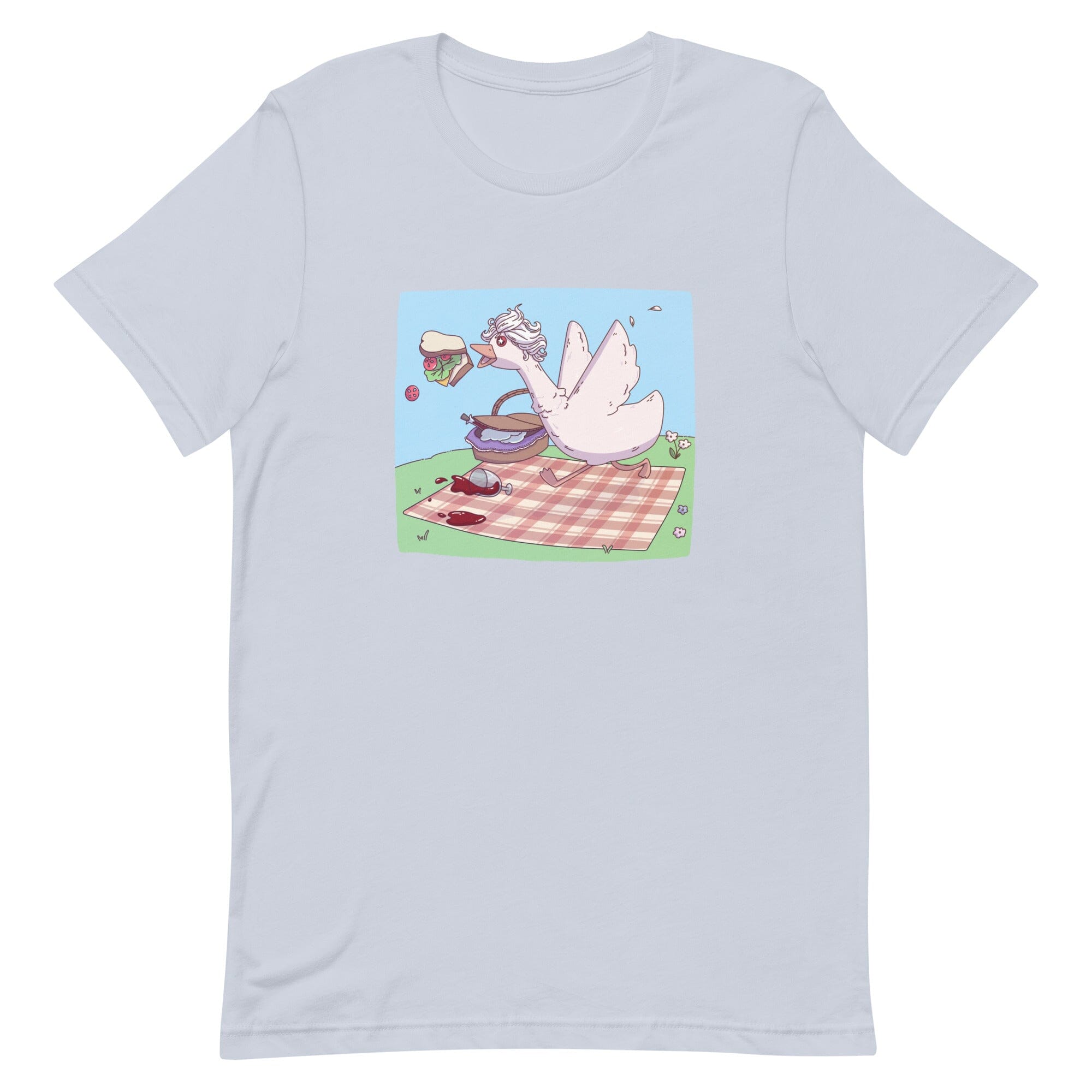 Goosestarion | Unisex t-shirt | Baldur's Gate Threads & Thistles Inventory Light Blue S