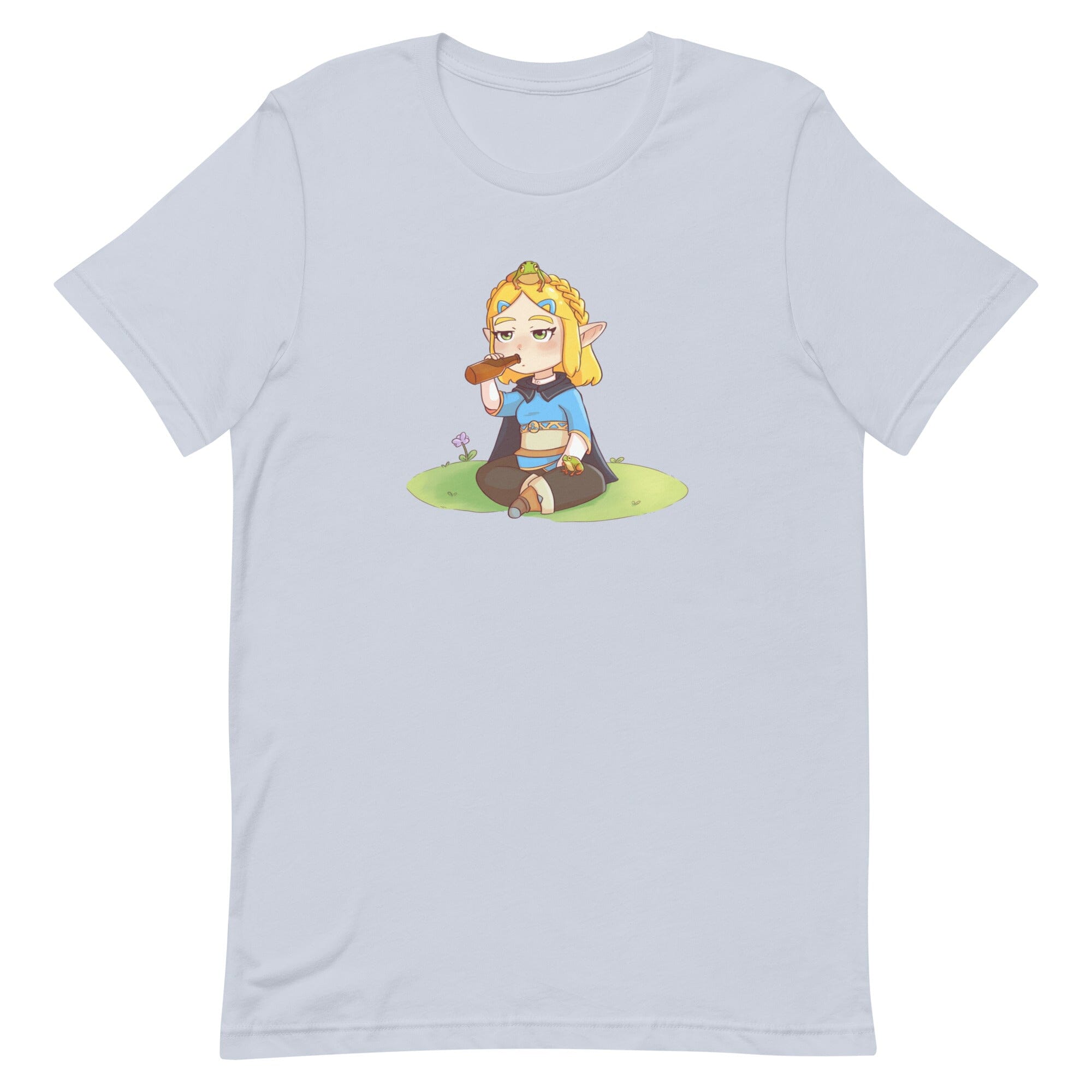 Zelda Frogs | Unisex t-shirt | Titty Tea Zelda Threads & Thistles Inventory Light Blue XS