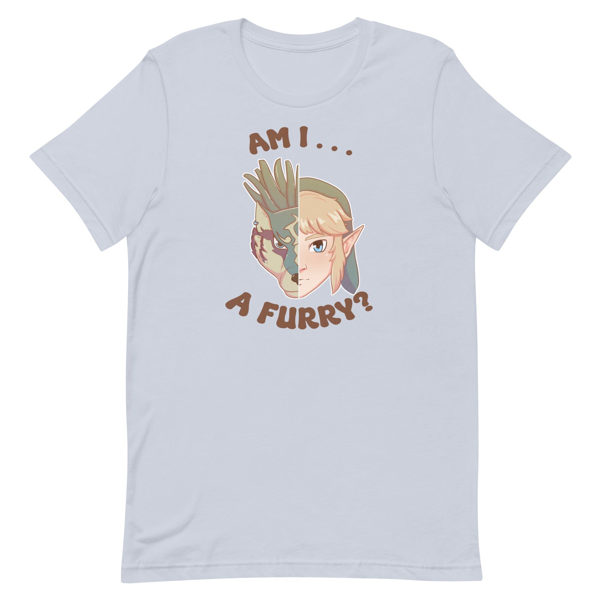 Am I a Furry? | Unisex t-shirt | Titty Tea Zelda Threads & Thistles Inventory Light Blue XS