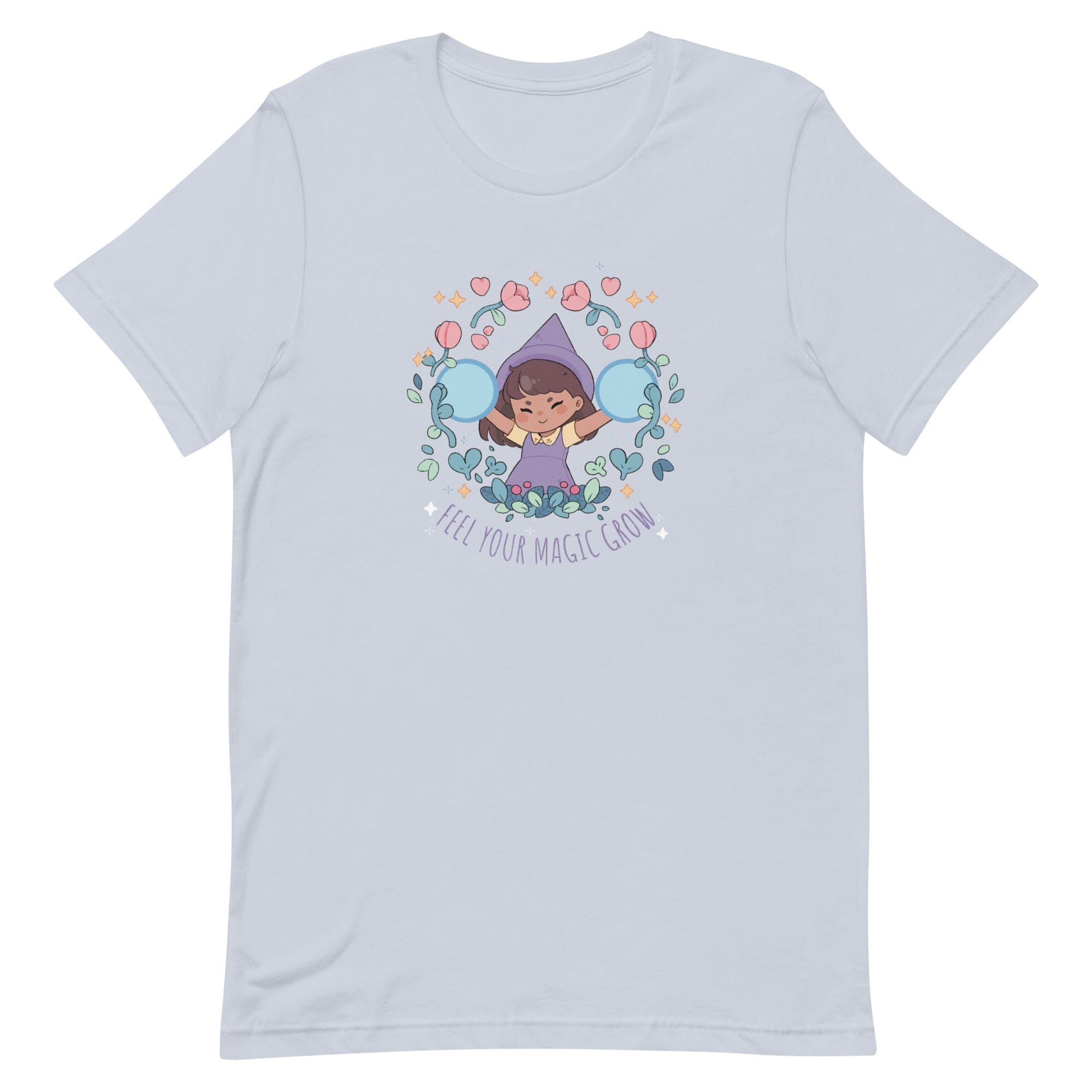 Feel your Magic Grow | Unisex t-shirt | Fields of Mistria Threads & Thistles Inventory Light Blue XS